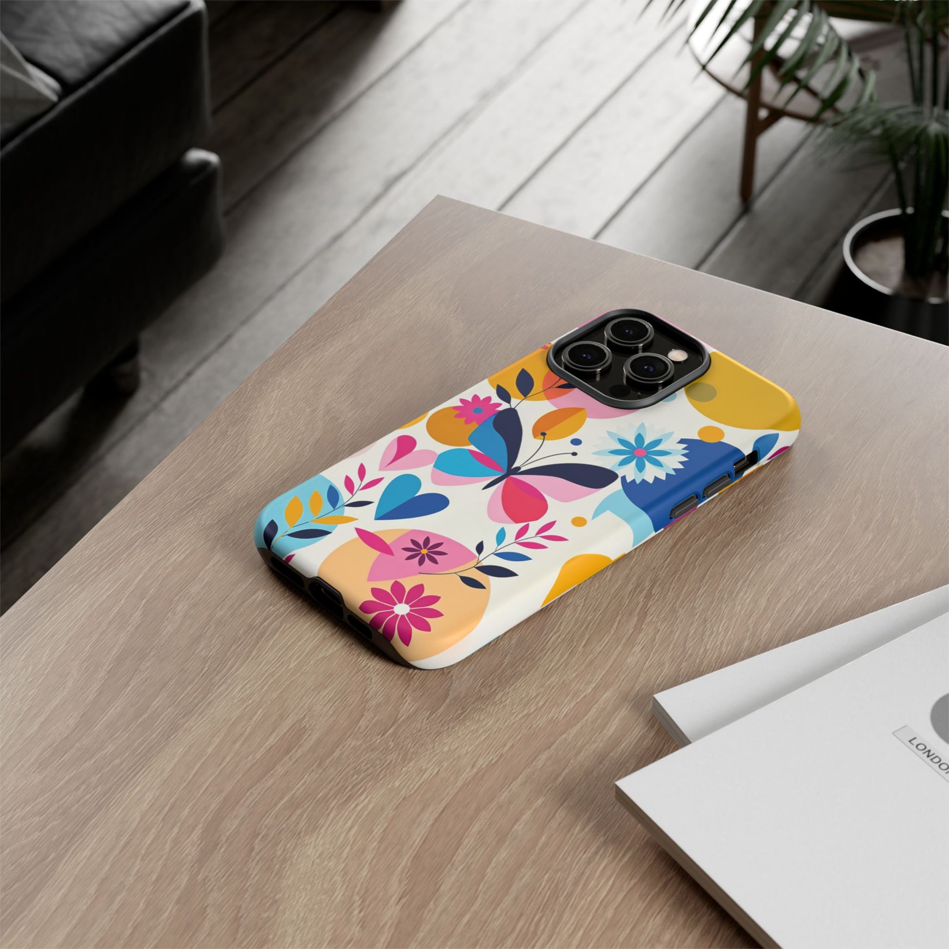 iphone case Joyful Butterfly Garden