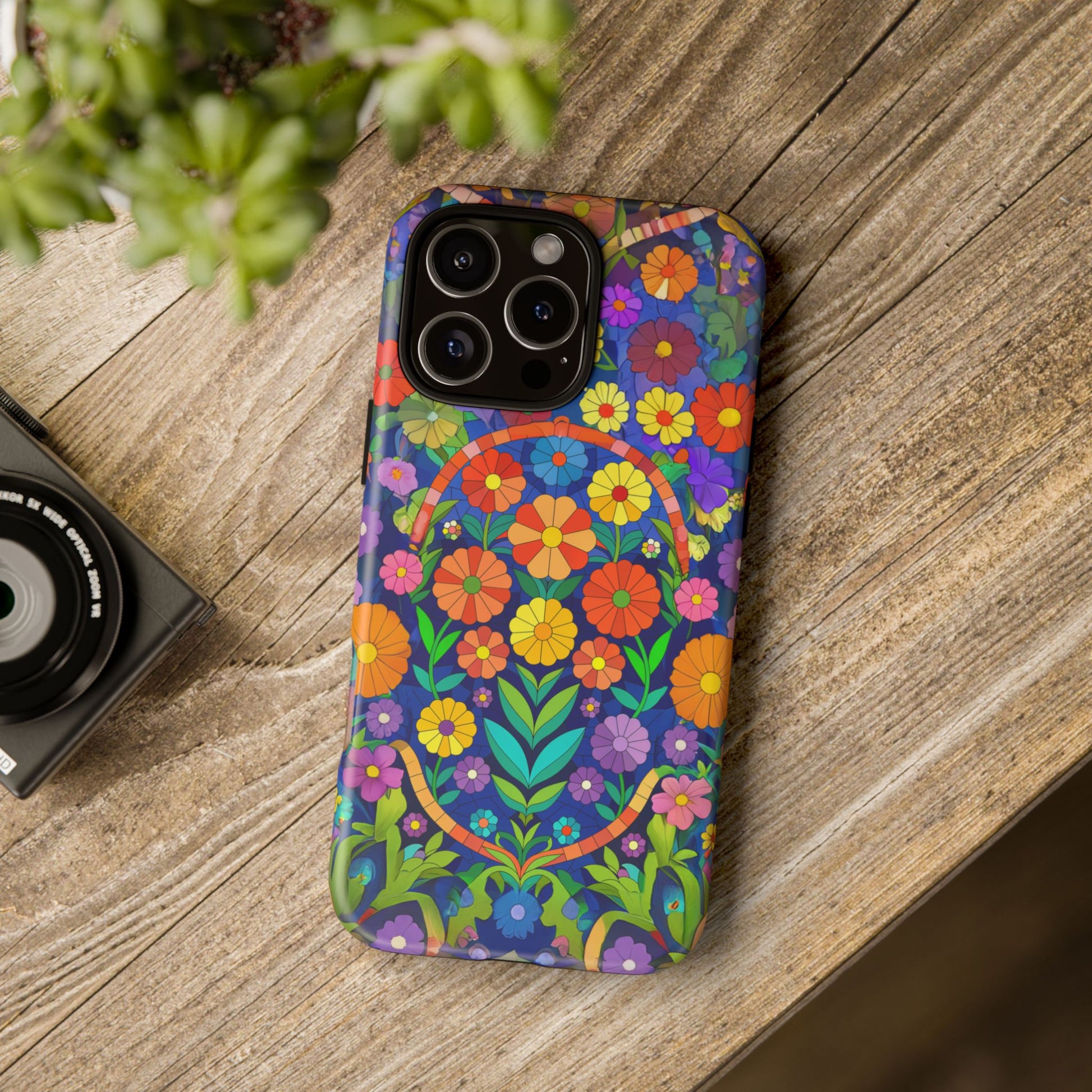 iphone case Kaleidoscope Garden Mandala