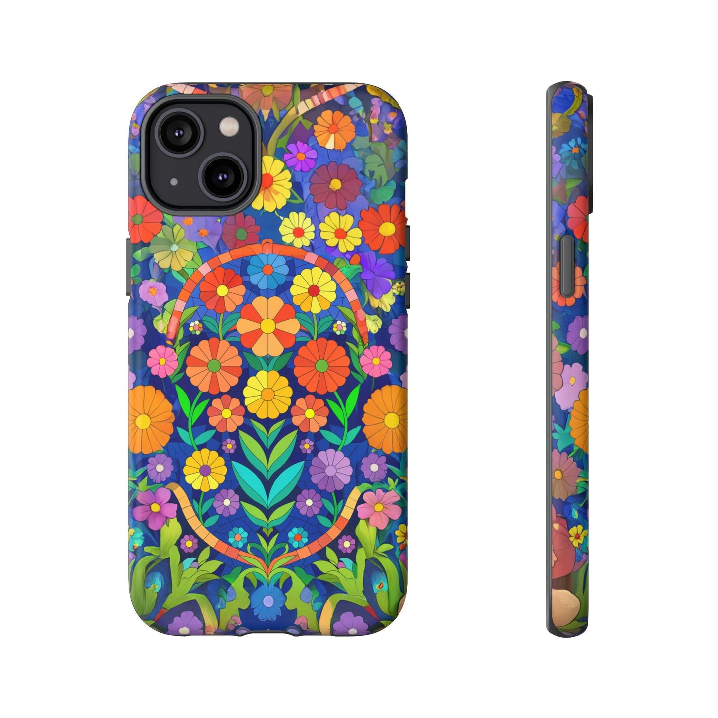 iphone case Kaleidoscope Garden Mandala iPhone 14 Plus