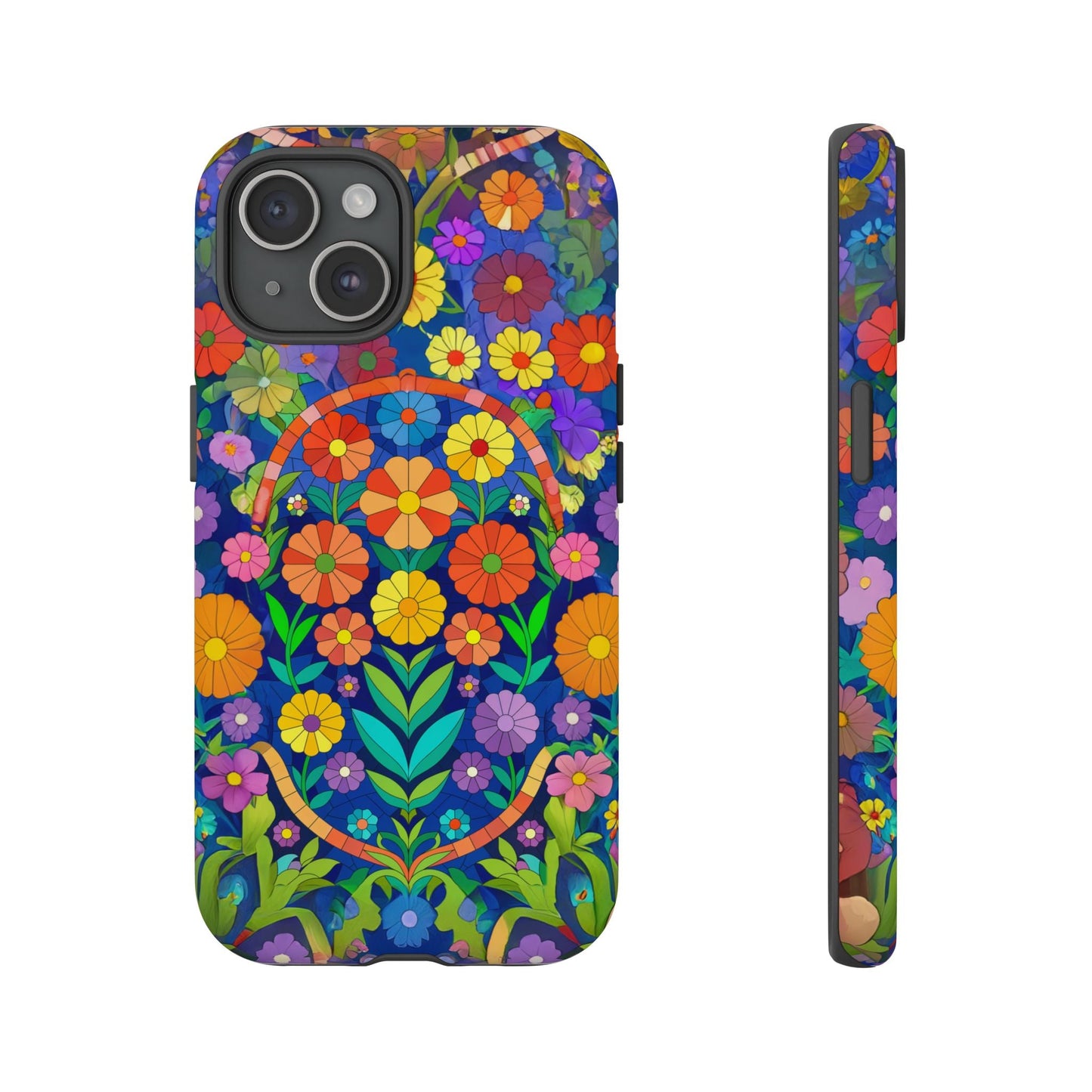 iphone case Kaleidoscope Garden Mandala iPhone 15