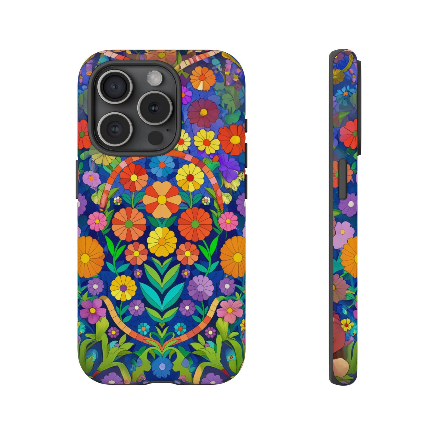 iphone case Kaleidoscope Garden Mandala iPhone 15 Pro