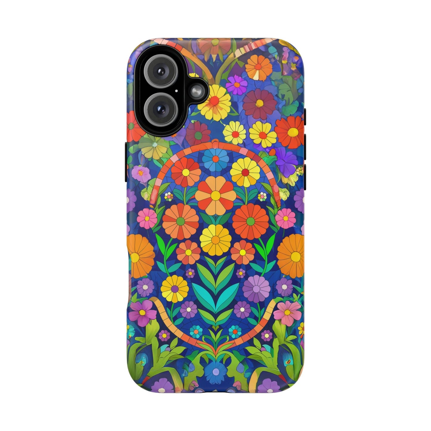 iphone case Kaleidoscope Garden Mandala iPhone 16 Plus