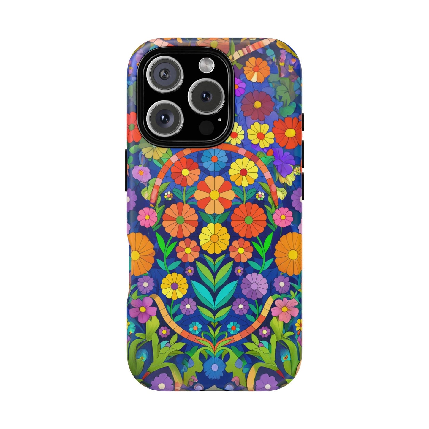 iphone case Kaleidoscope Garden Mandala iPhone 16 Pro