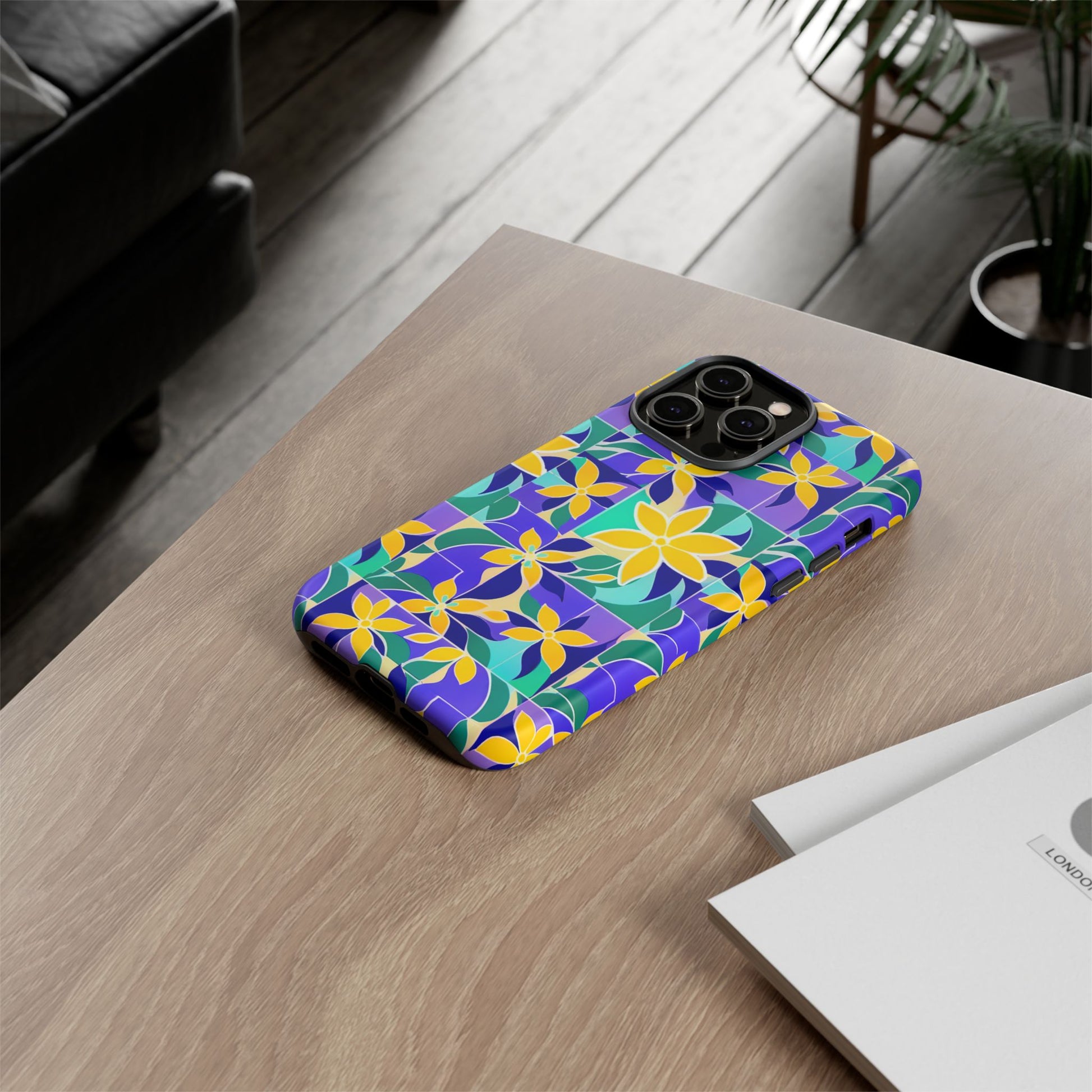 iphone case Mediterranean Tile Garden