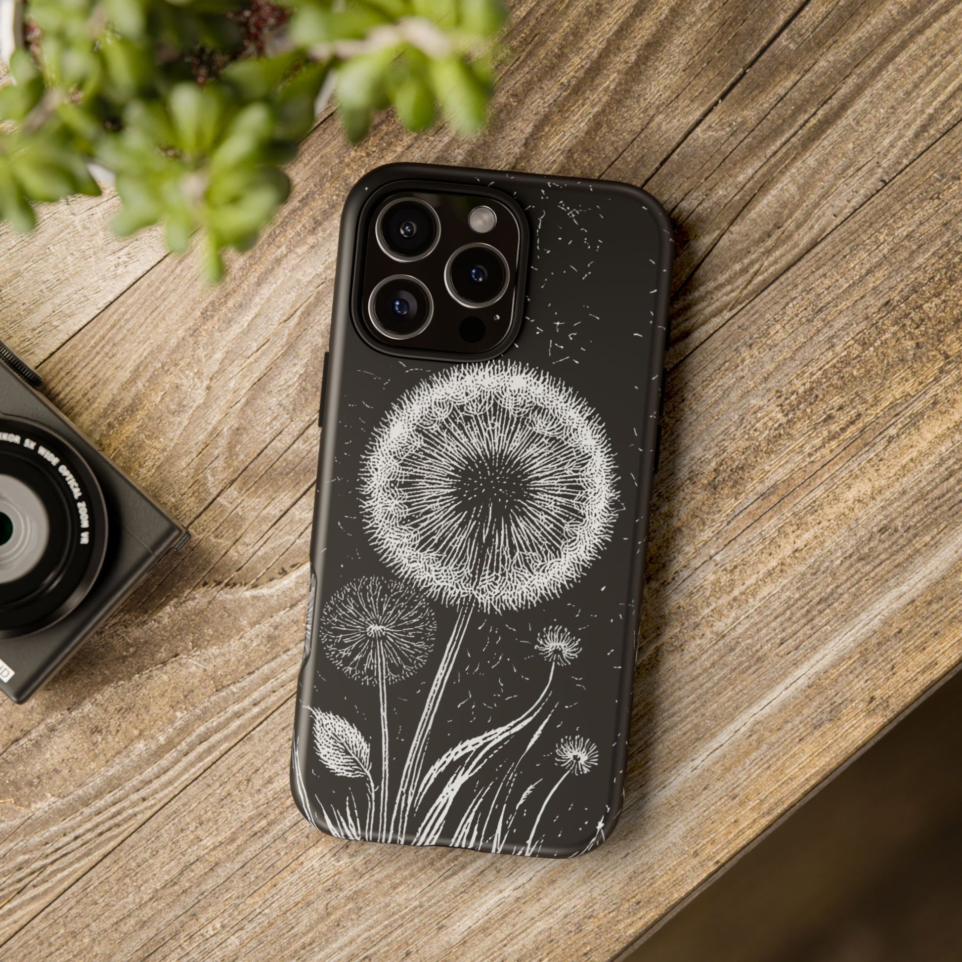 iphone case Midnight Dandelions