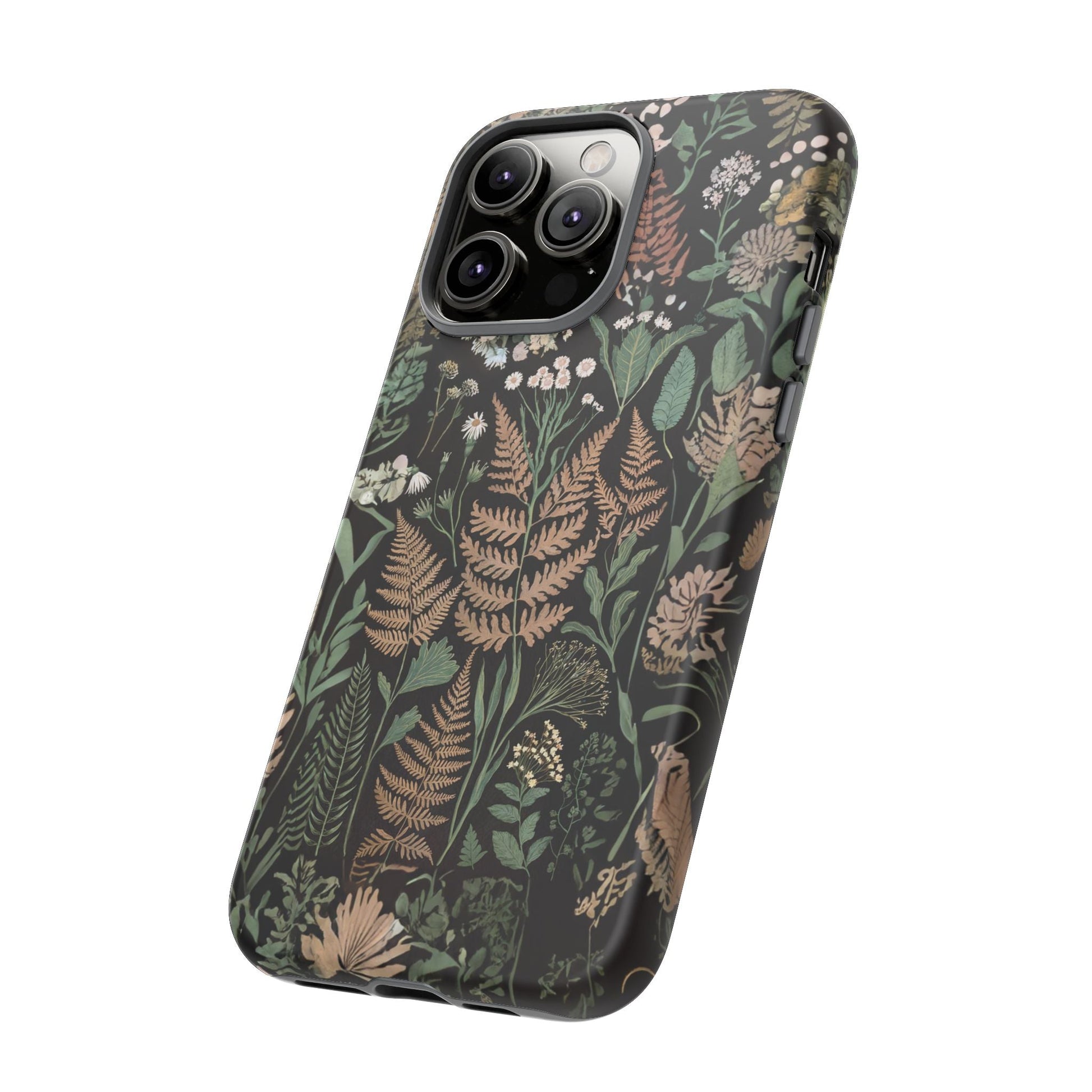 iphone case Midnight Fern Garden