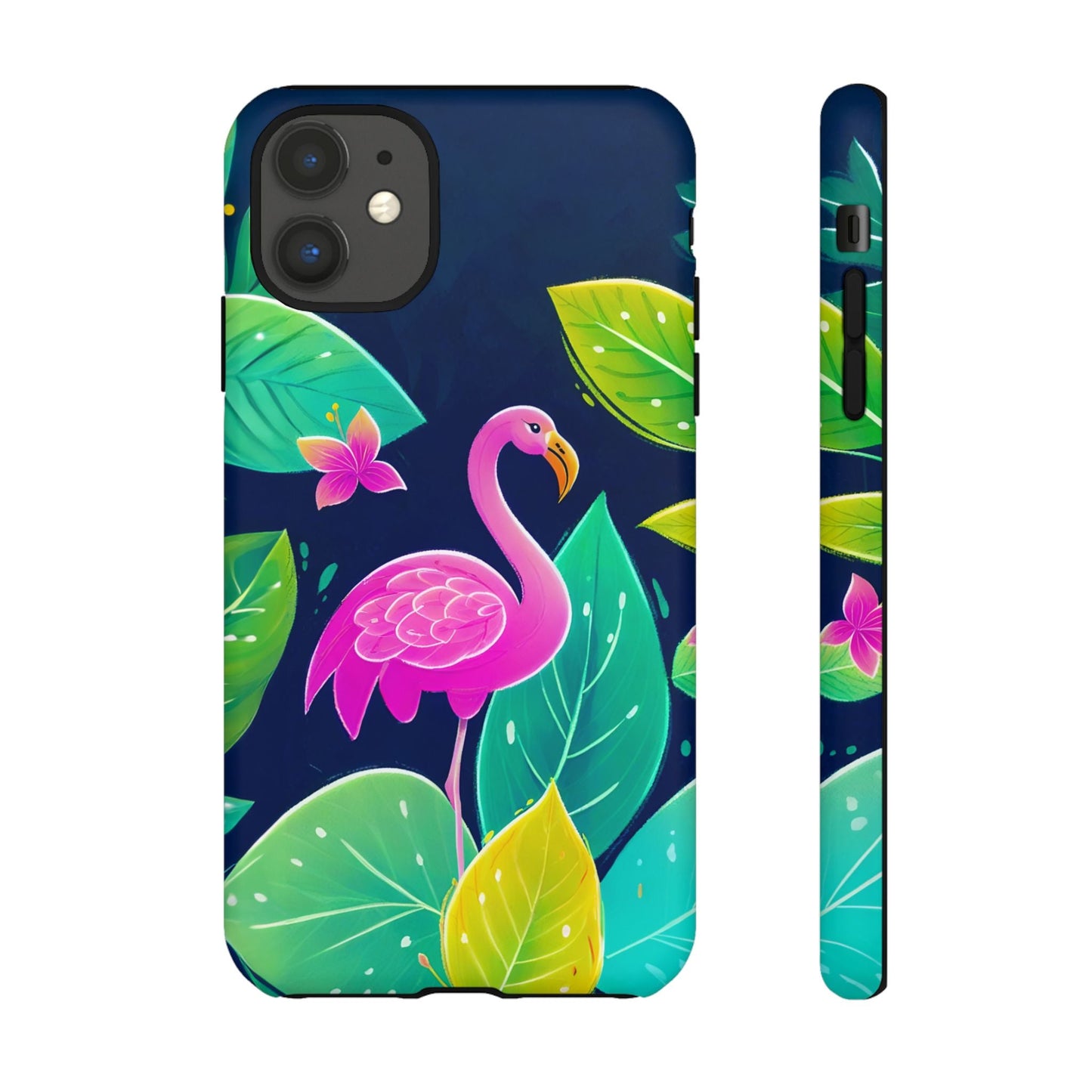 iphone case Midnight Flamingo Paradise iPhone 11