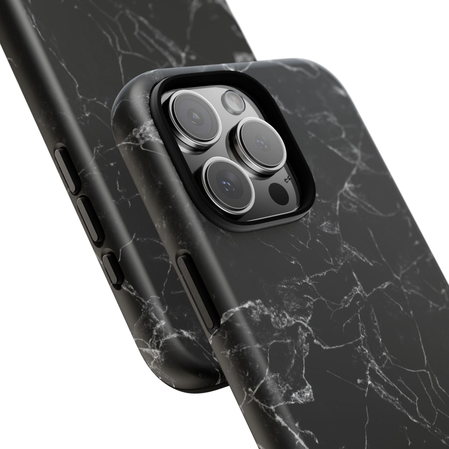 iphone case Midnight Marble Elegance