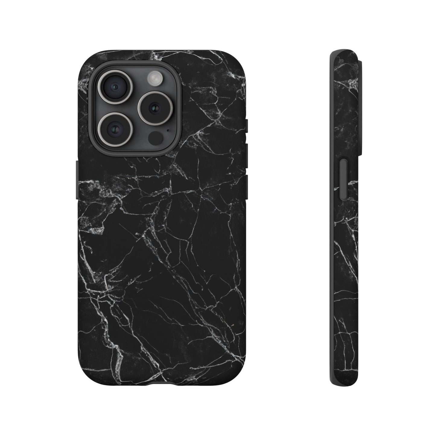 iphone case Midnight Marble Elegance iPhone 15 Pro