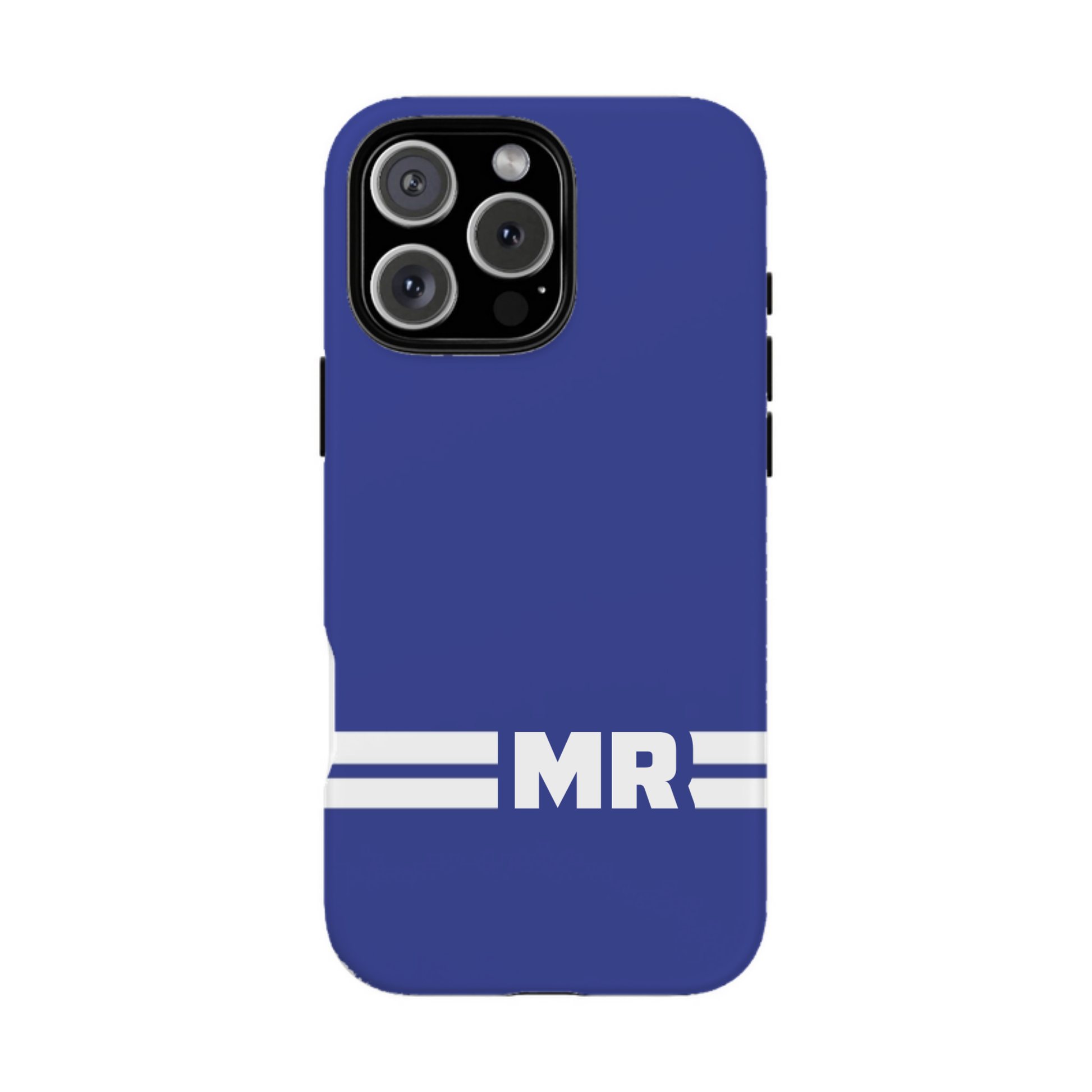 iphone case Midnight Sapphire Racing Stripe Monogram