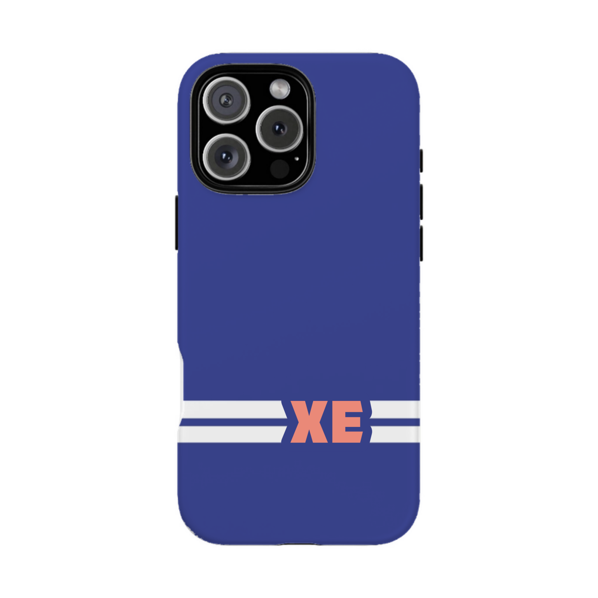 iphone case Midnight Sapphire Racing Stripe Monogram