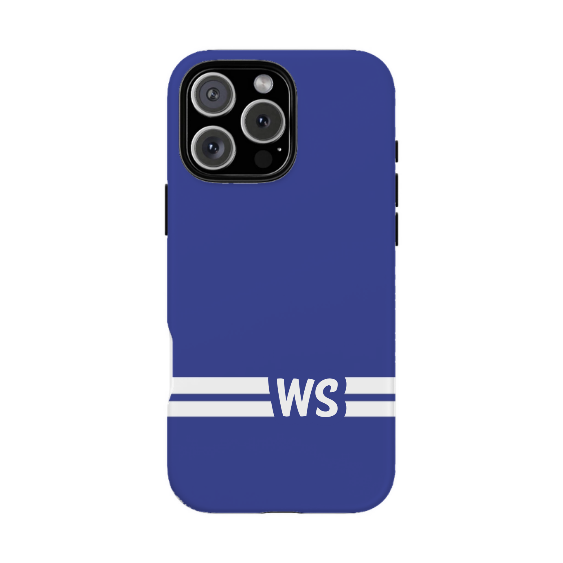iphone case Midnight Sapphire Racing Stripe Monogram