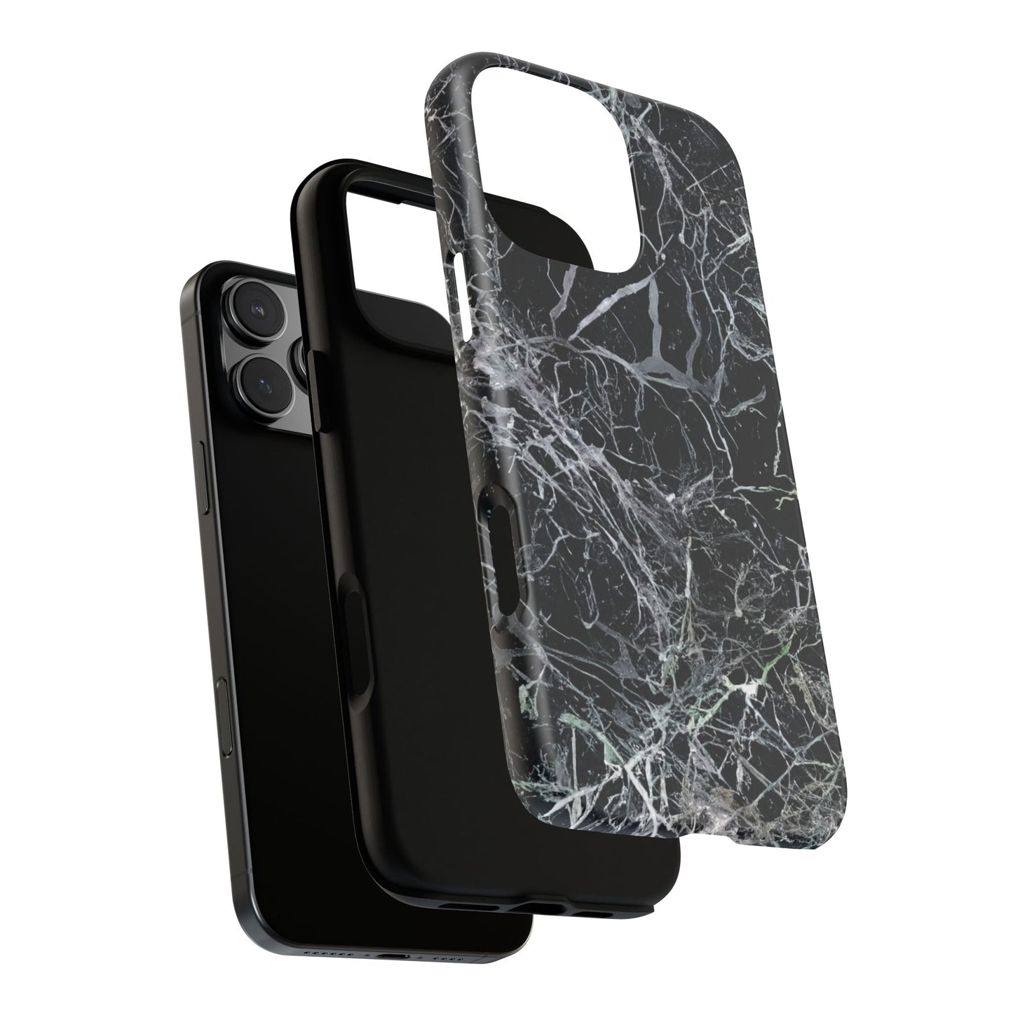 iphone case Midnight Veins Marble