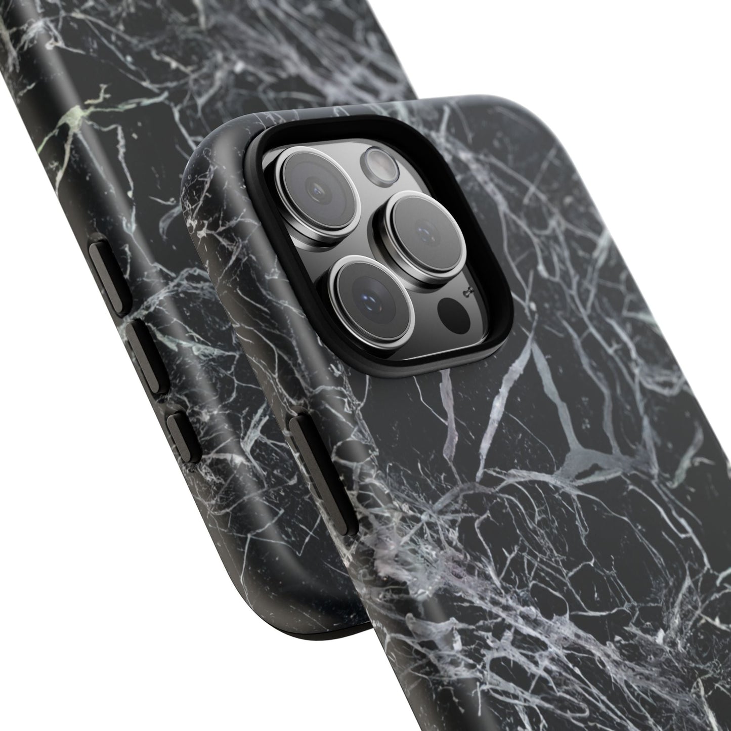 iphone case Midnight Veins Marble