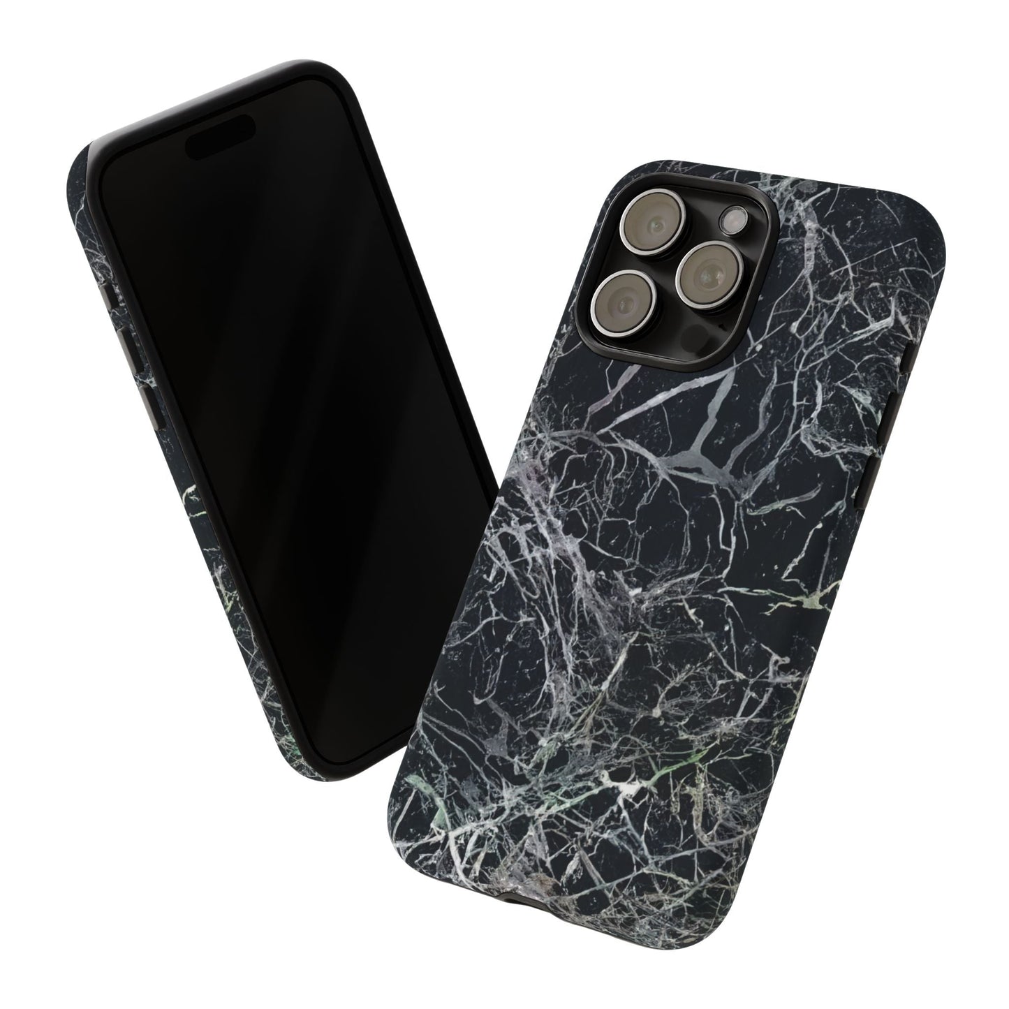 iphone case Midnight Veins Marble