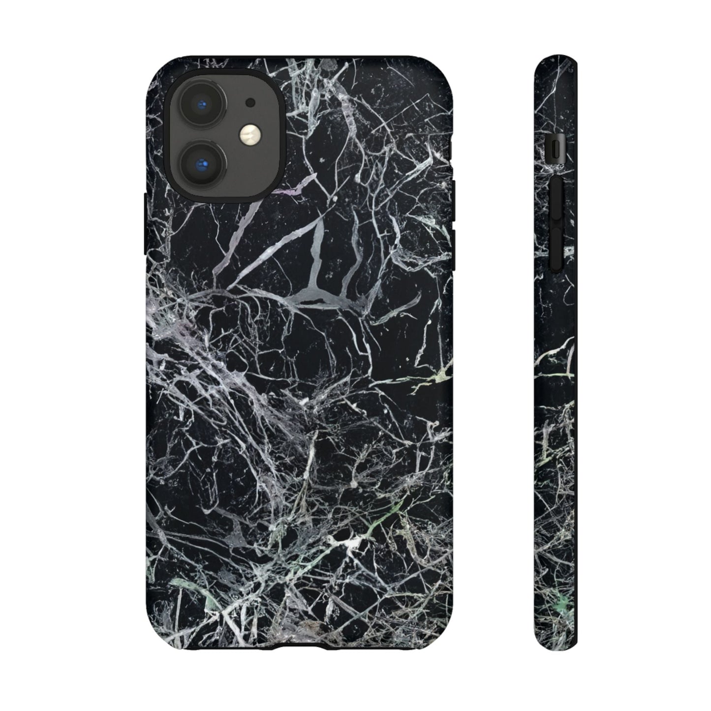 iphone case Midnight Veins Marble iPhone 11