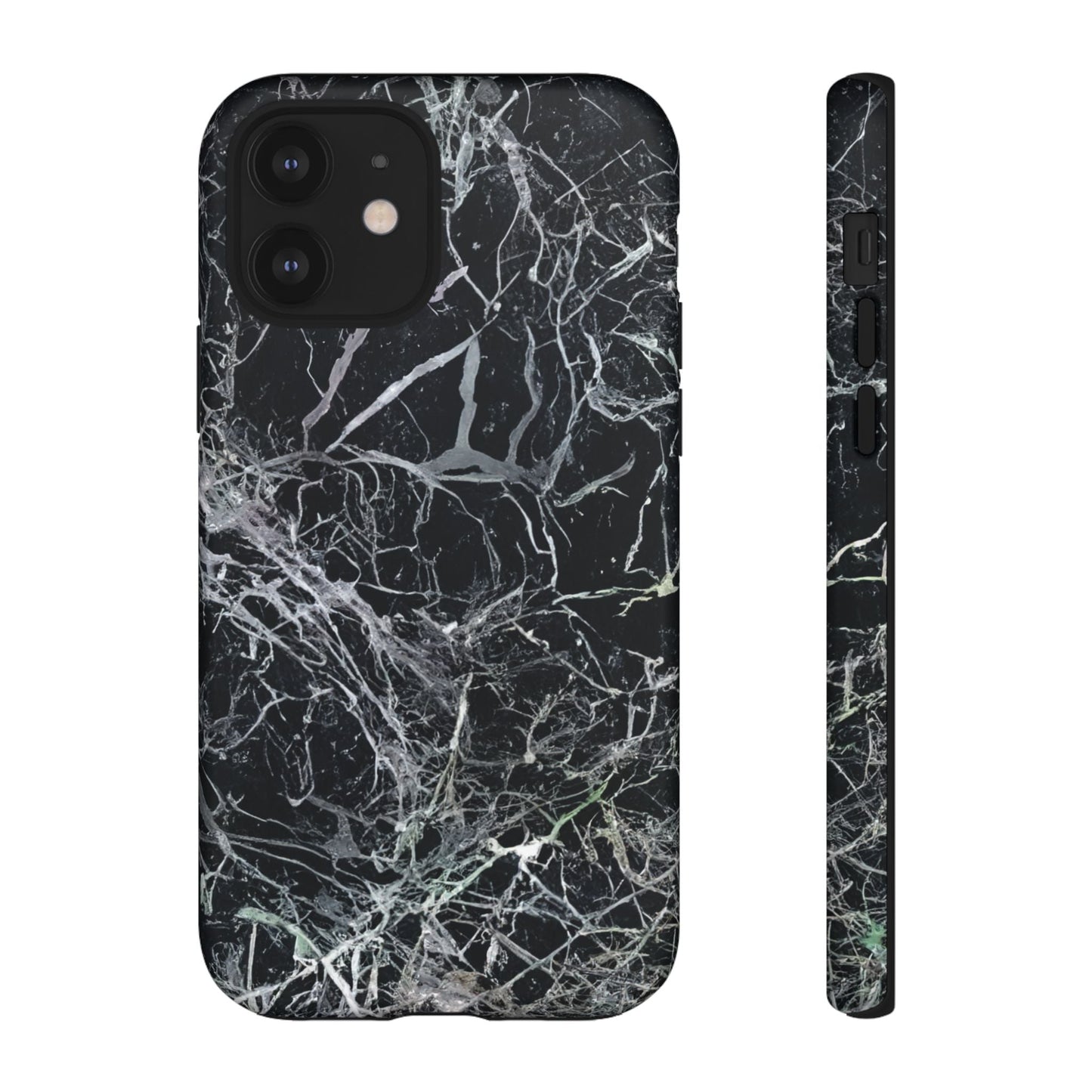 iphone case Midnight Veins Marble iPhone 12