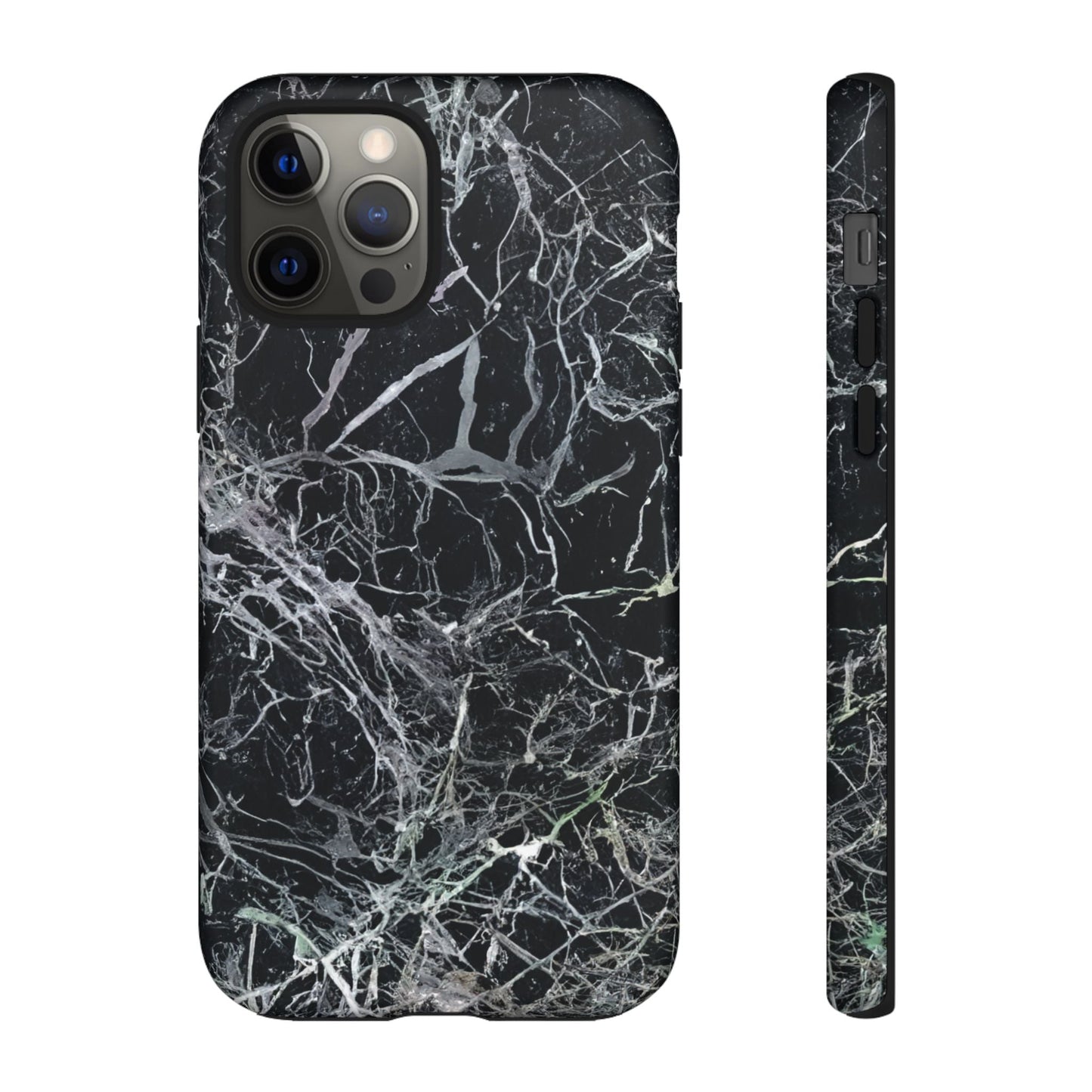 iphone case Midnight Veins Marble iPhone 12 Pro