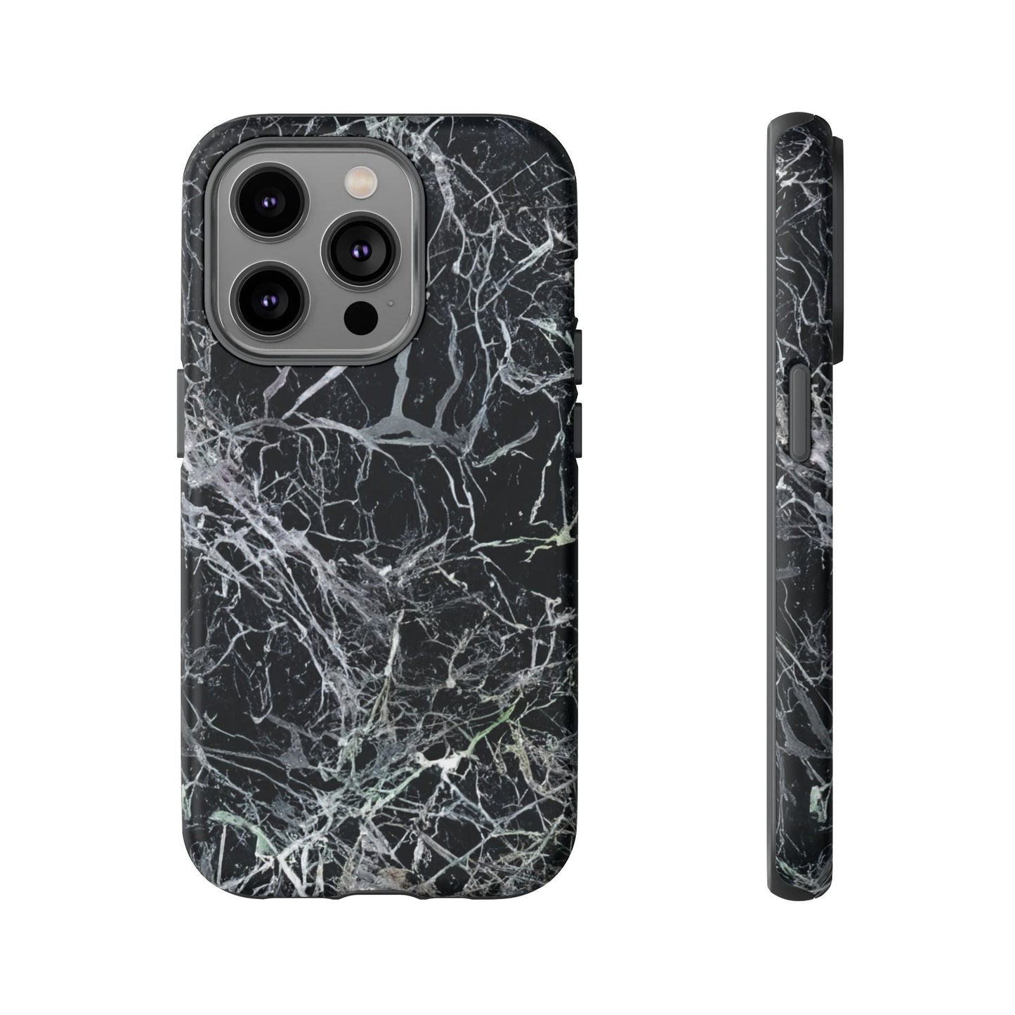 iphone case Midnight Veins Marble iPhone 14 Pro