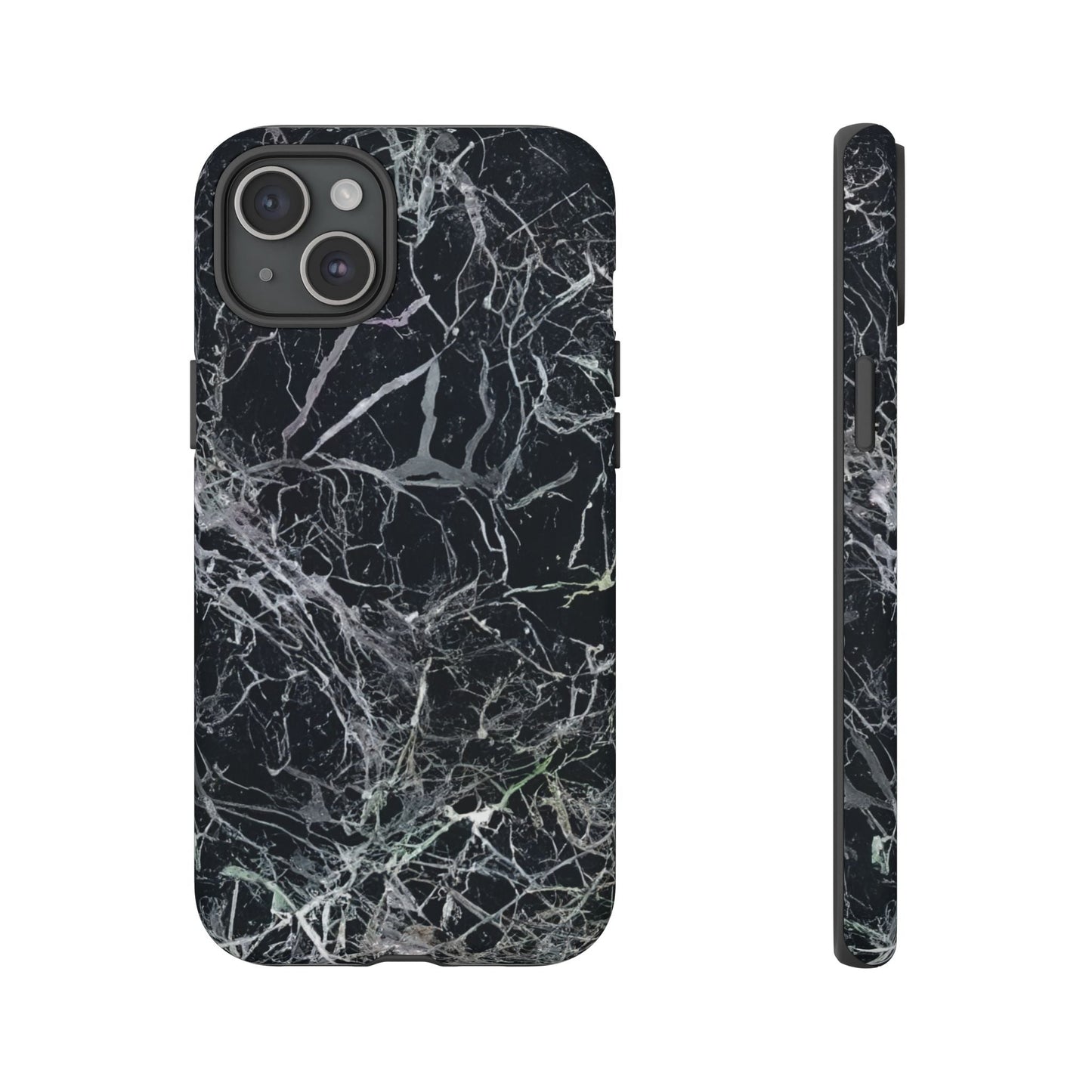 iphone case Midnight Veins Marble iPhone 15 Plus