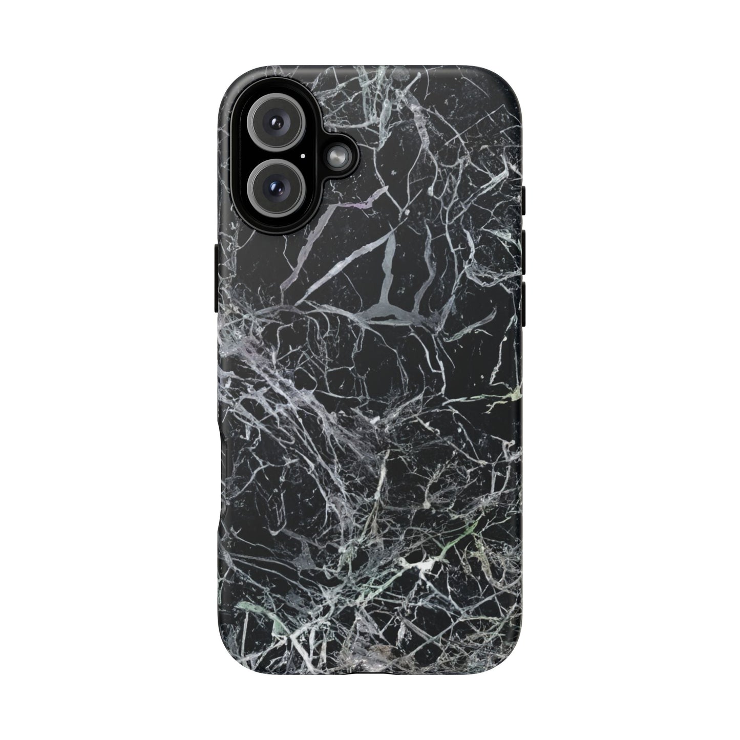 iphone case Midnight Veins Marble iPhone 16 Plus