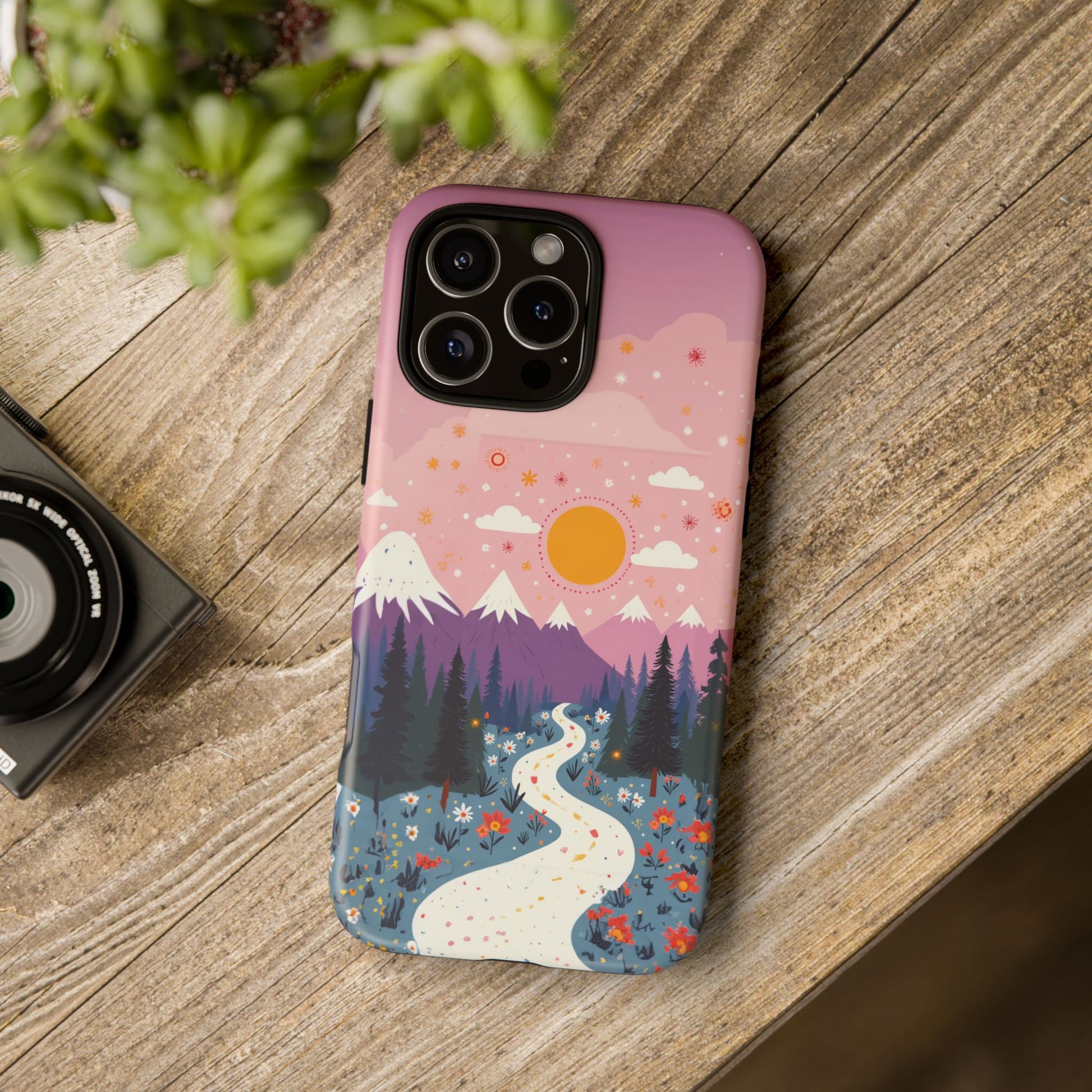 iphone case Mountain Wildflower Path
