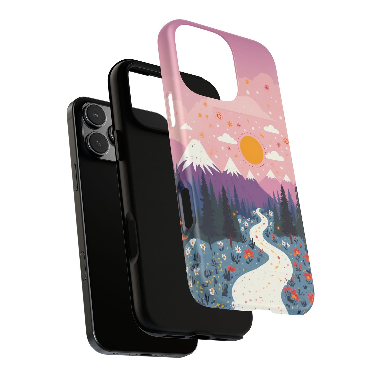 iphone case Mountain Wildflower Path