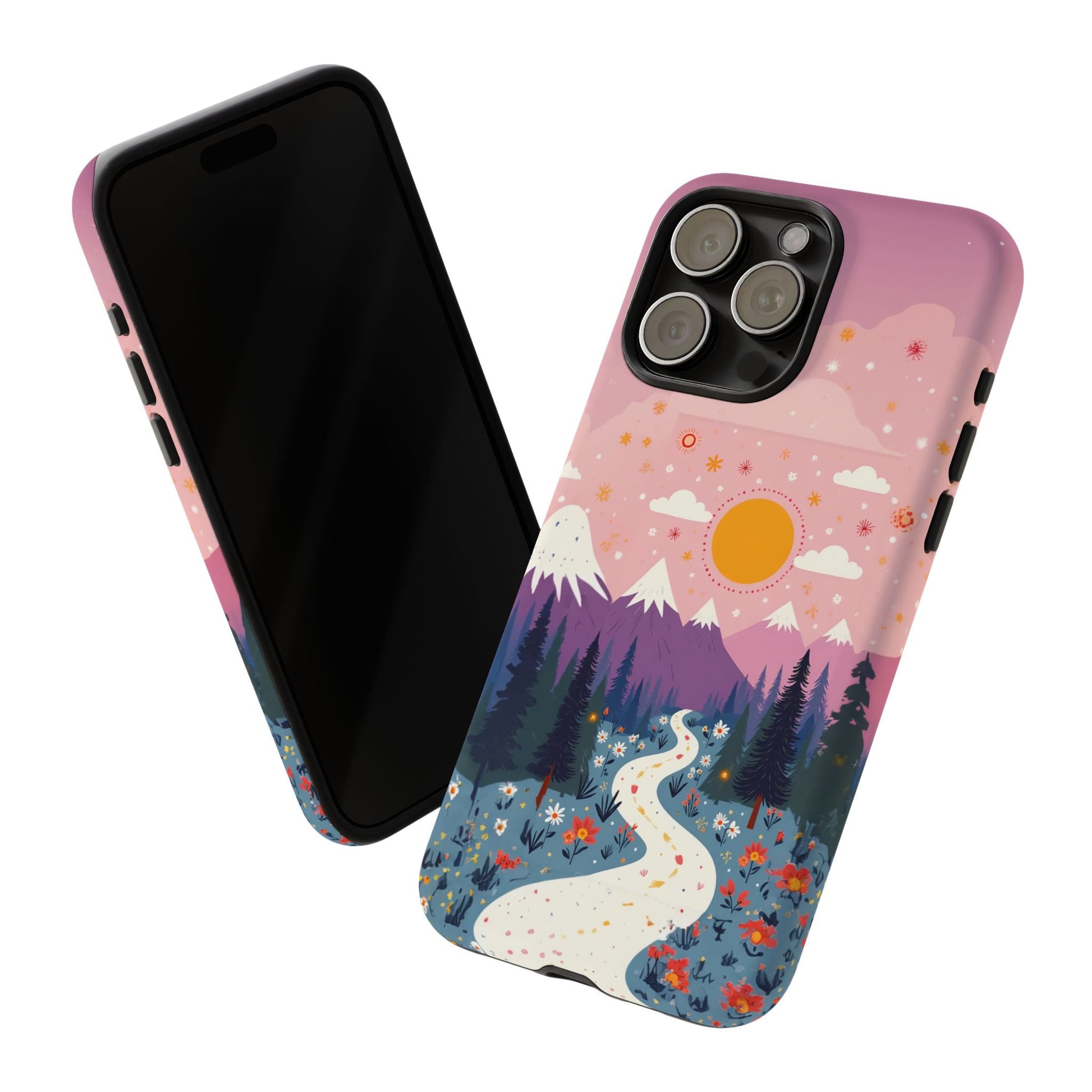 iphone case Mountain Wildflower Path