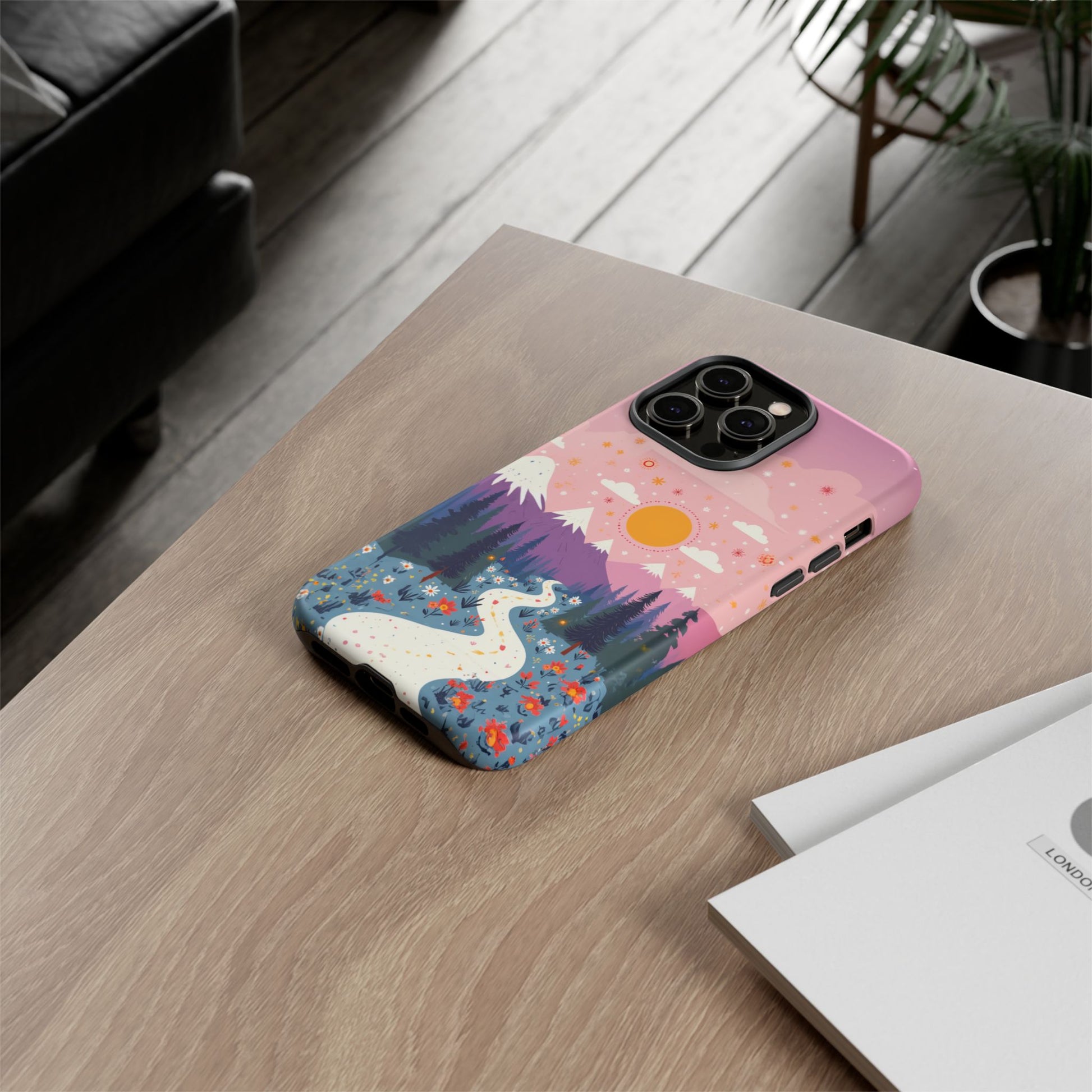iphone case Mountain Wildflower Path