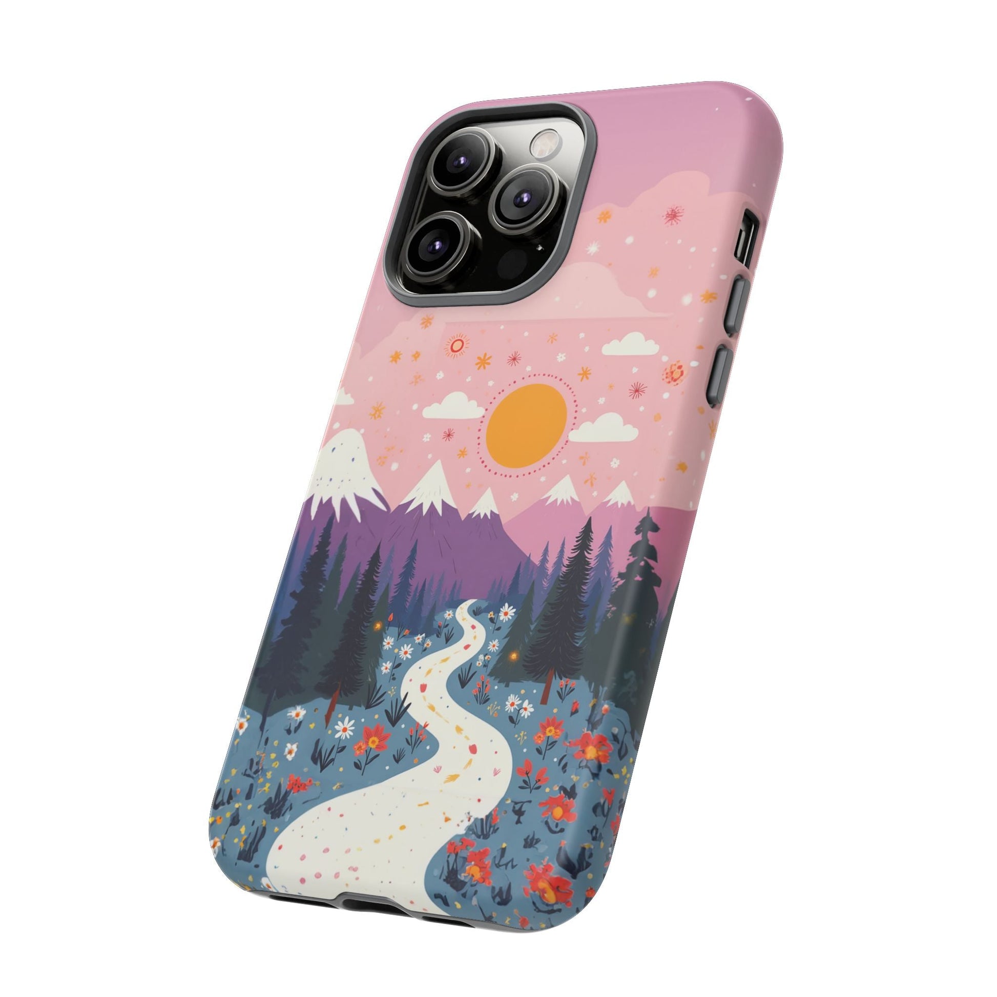 iphone case Mountain Wildflower Path
