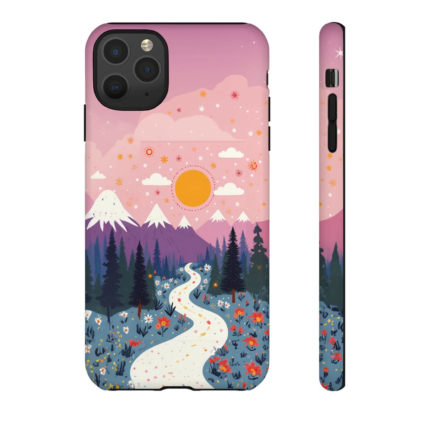 iphone case Mountain Wildflower Path iPhone 11 Pro Max
