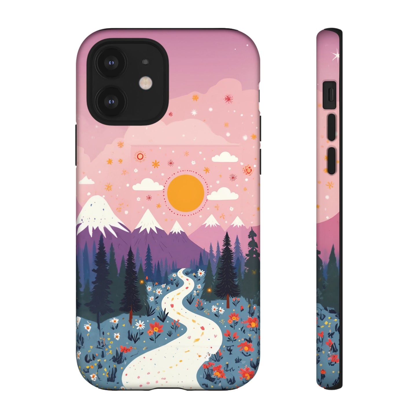 iphone case Mountain Wildflower Path iPhone 12