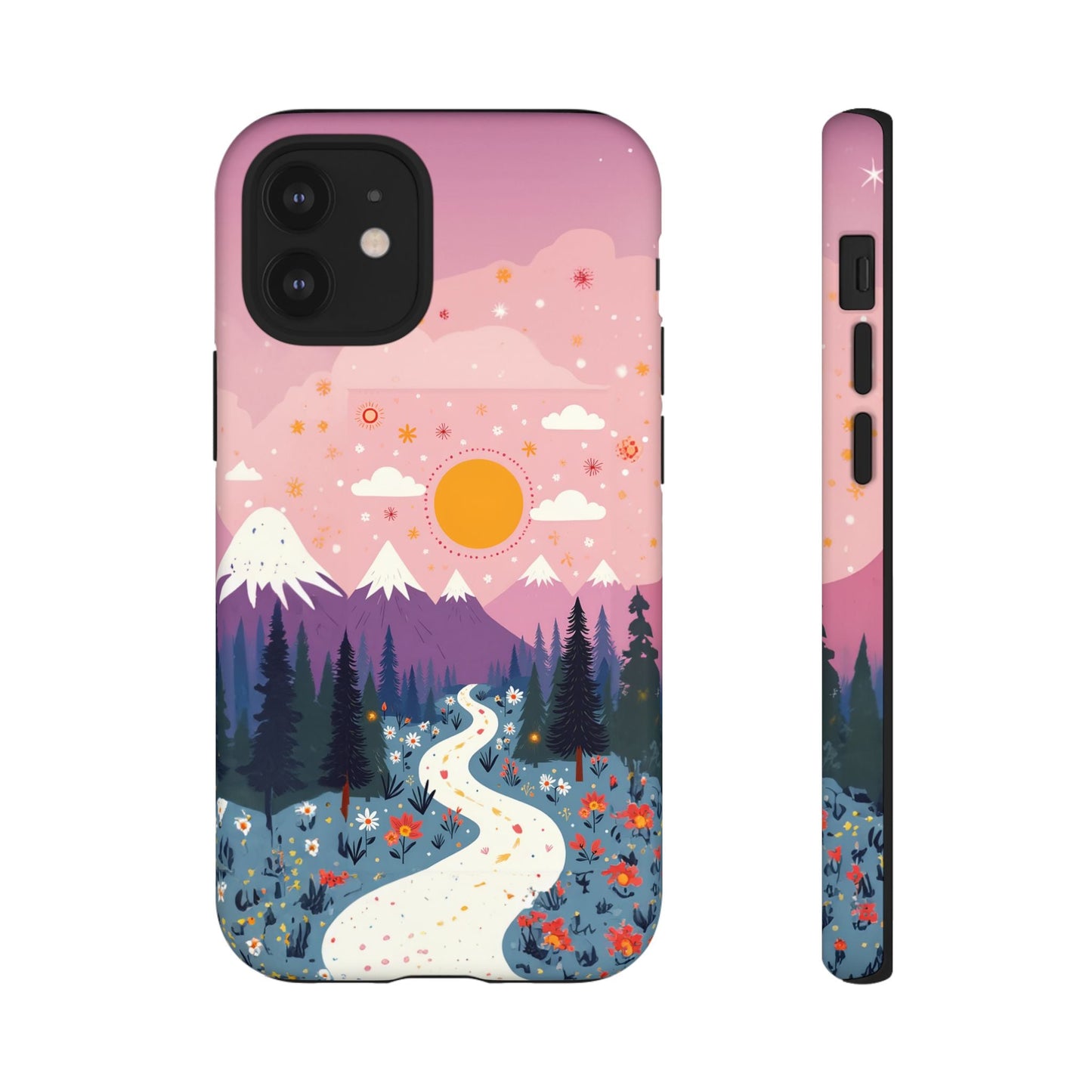 iphone case Mountain Wildflower Path iPhone 12 Mini