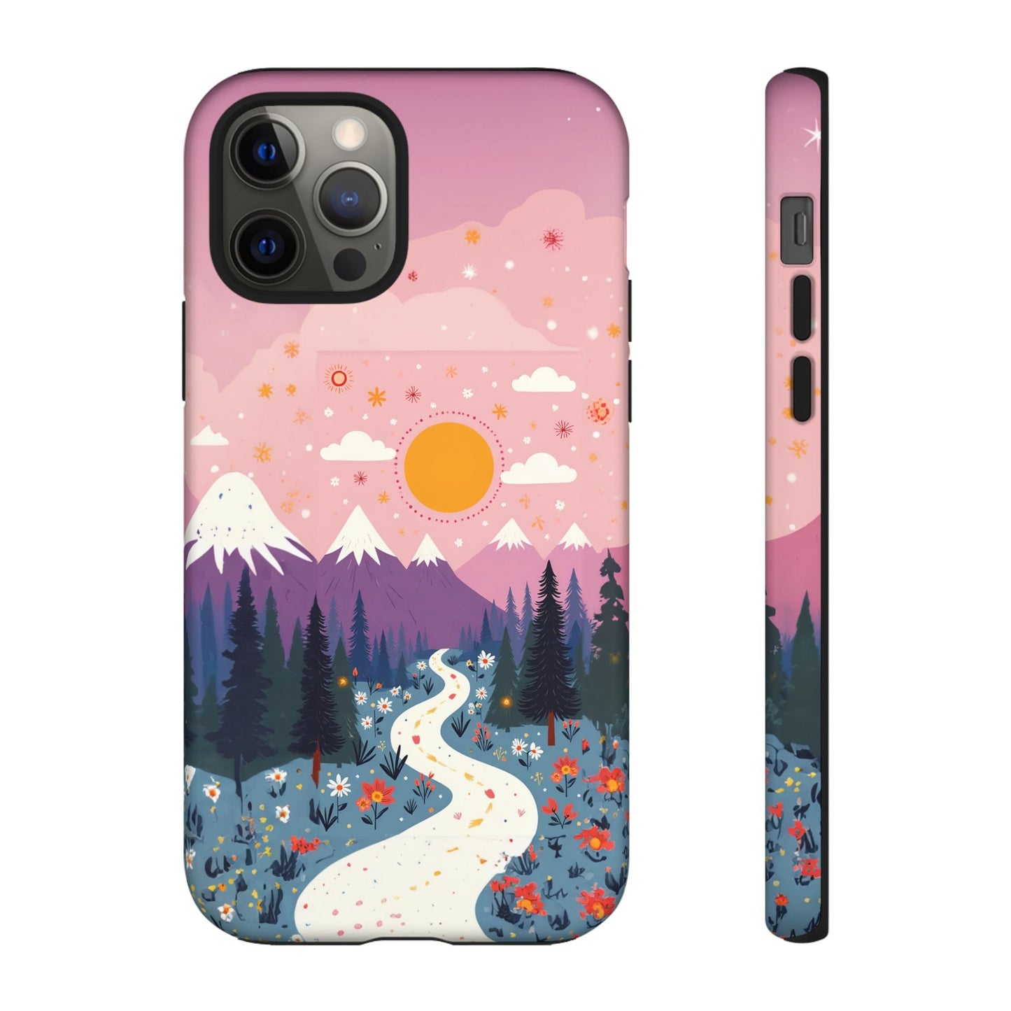 iphone case Mountain Wildflower Path iPhone 12 Pro
