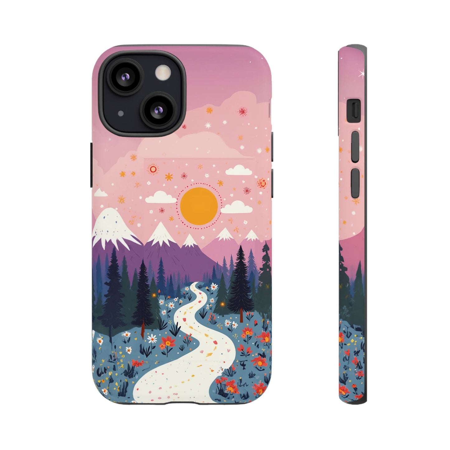 iphone case Mountain Wildflower Path iPhone 13 Mini