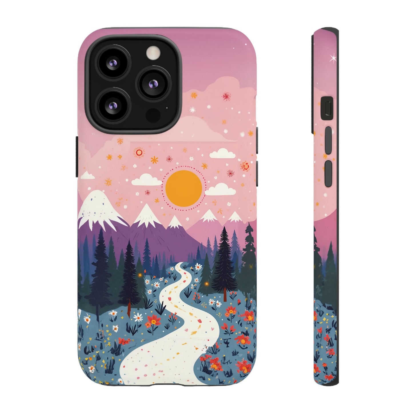 iphone case Mountain Wildflower Path iPhone 13 Pro