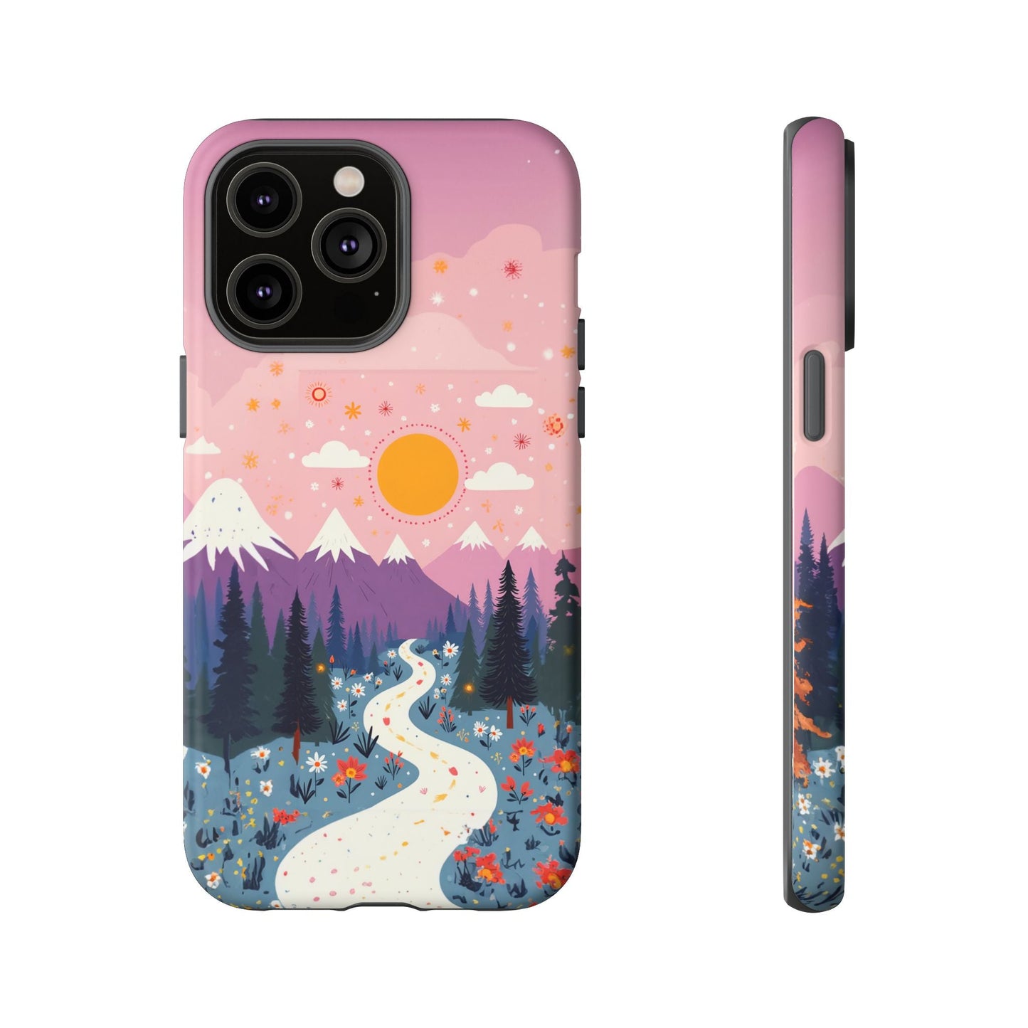 iphone case Mountain Wildflower Path iPhone 14 Pro Max