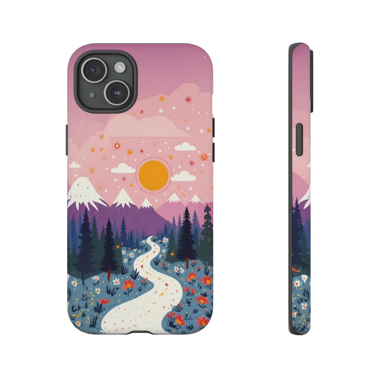 iphone case Mountain Wildflower Path iPhone 15 Plus