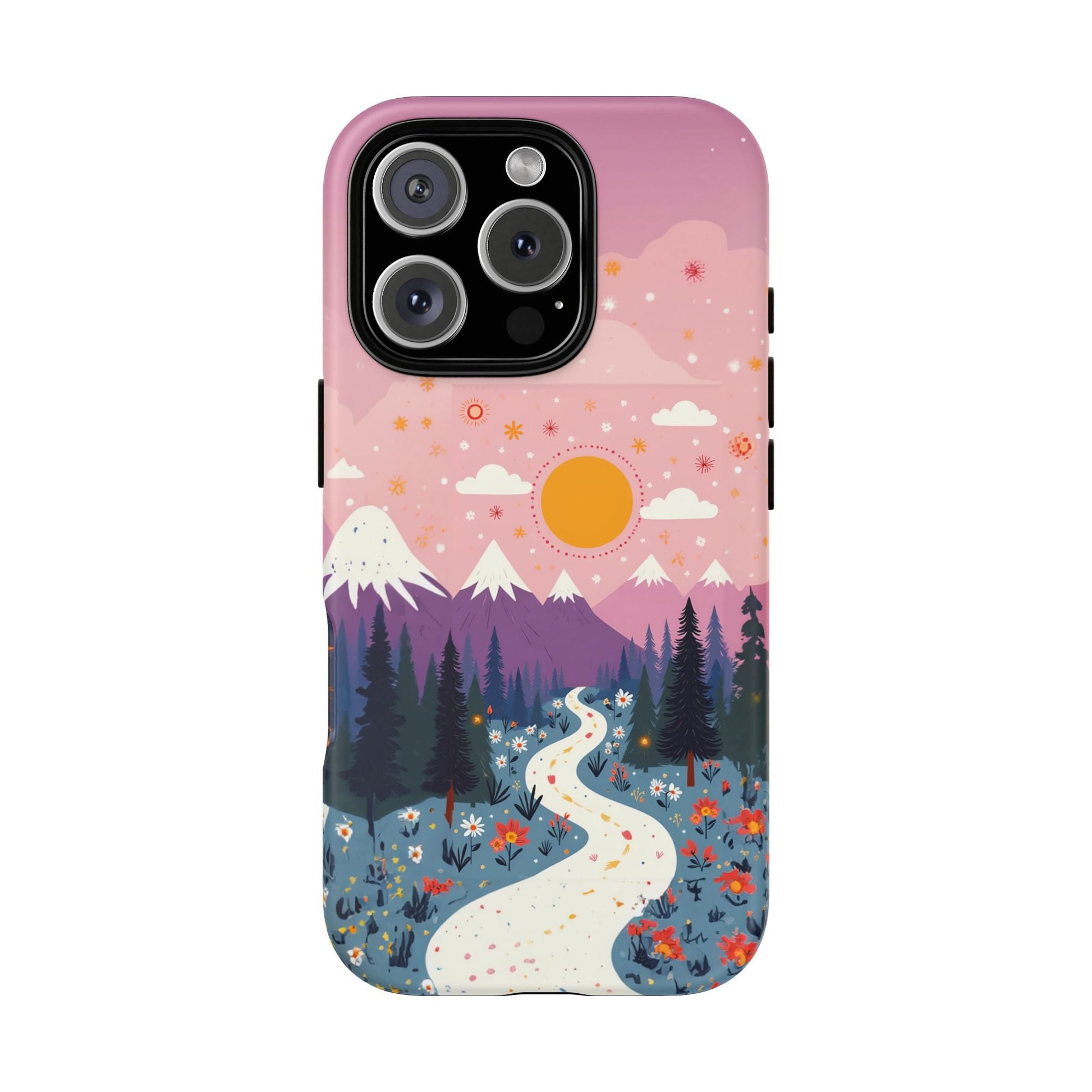 iphone case Mountain Wildflower Path iPhone 16 Pro
