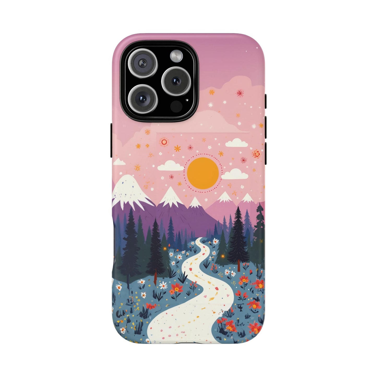 iphone case Mountain Wildflower Path iPhone 16 Pro Max