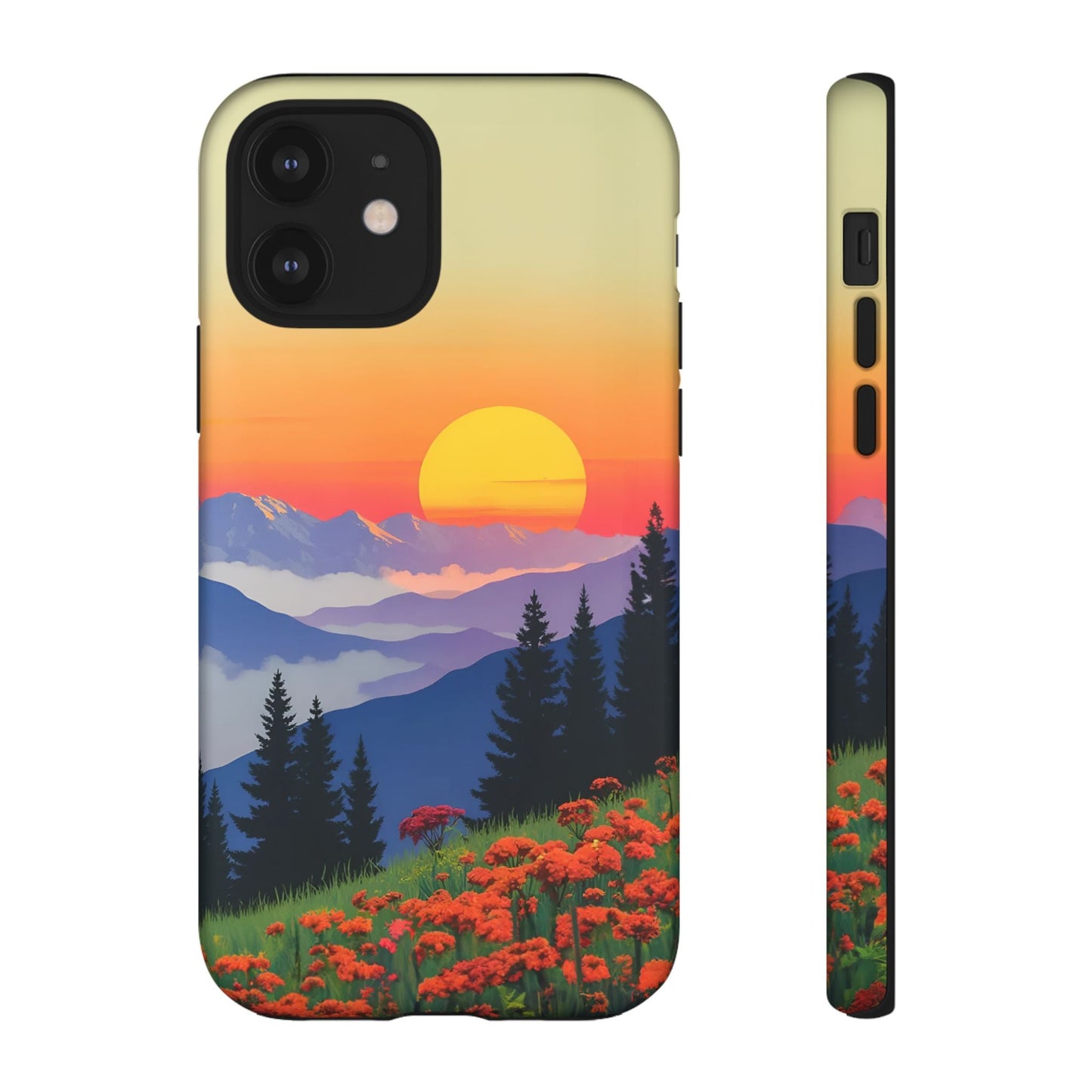 iphone case Mountain Wildflower Sunset iPhone 12