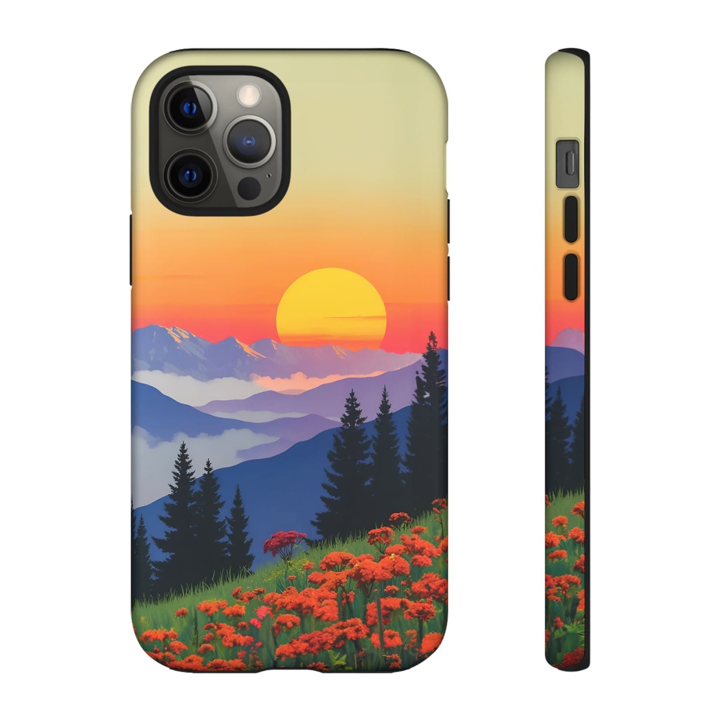 iphone case Mountain Wildflower Sunset iPhone 12 Pro
