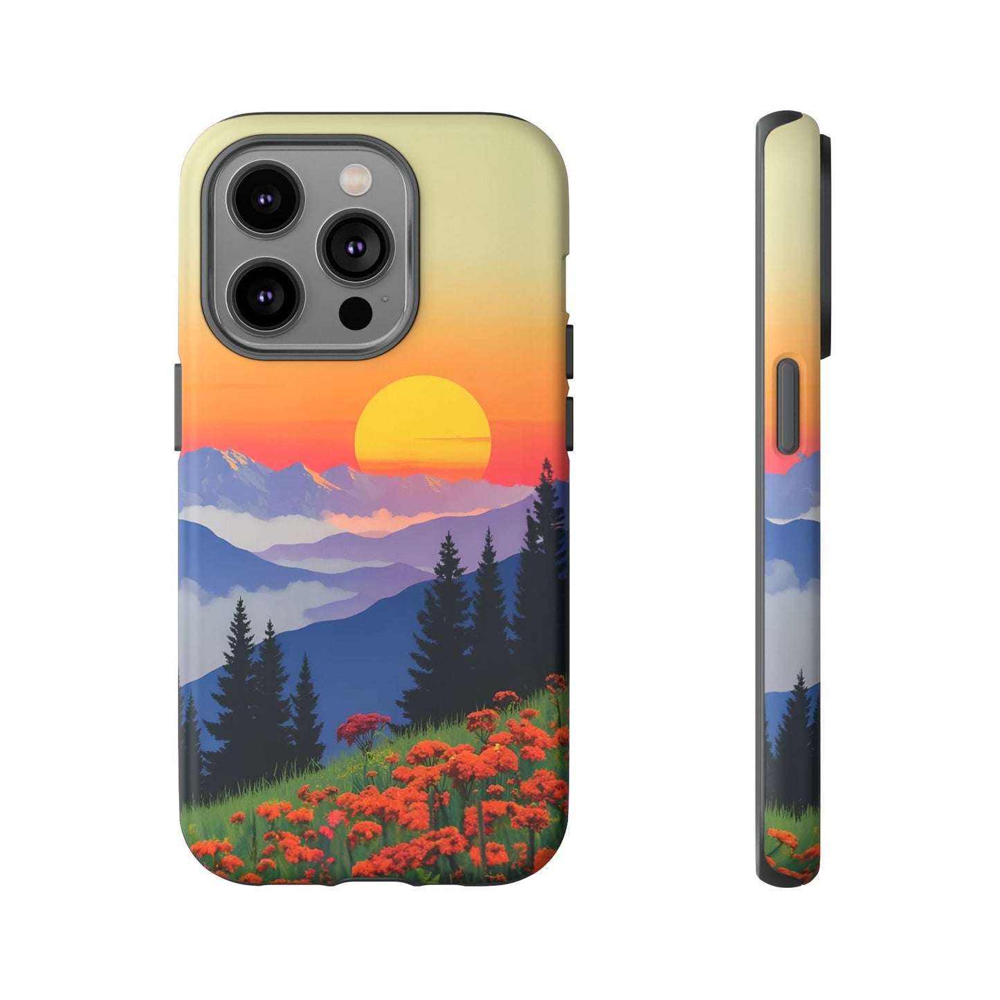 iphone case Mountain Wildflower Sunset iPhone 14 Pro
