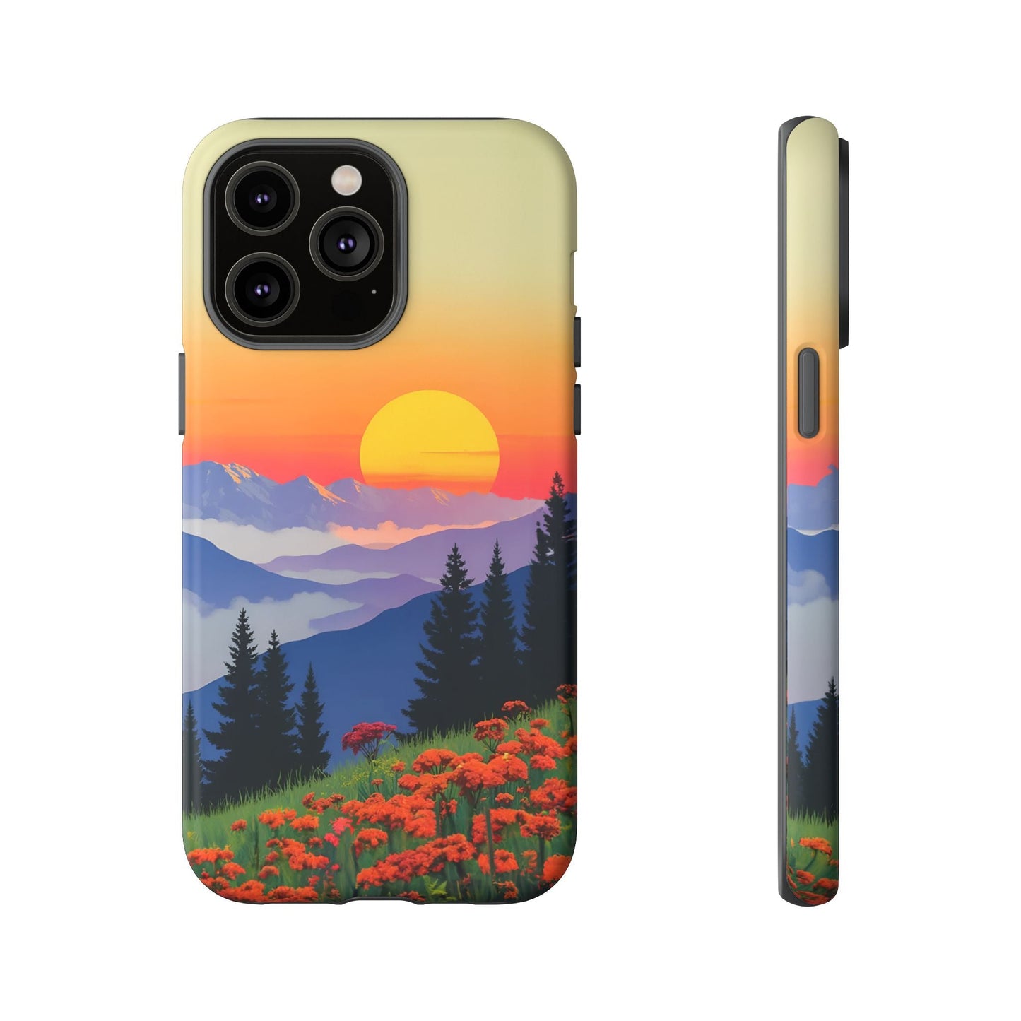 iphone case Mountain Wildflower Sunset iPhone 14 Pro Max