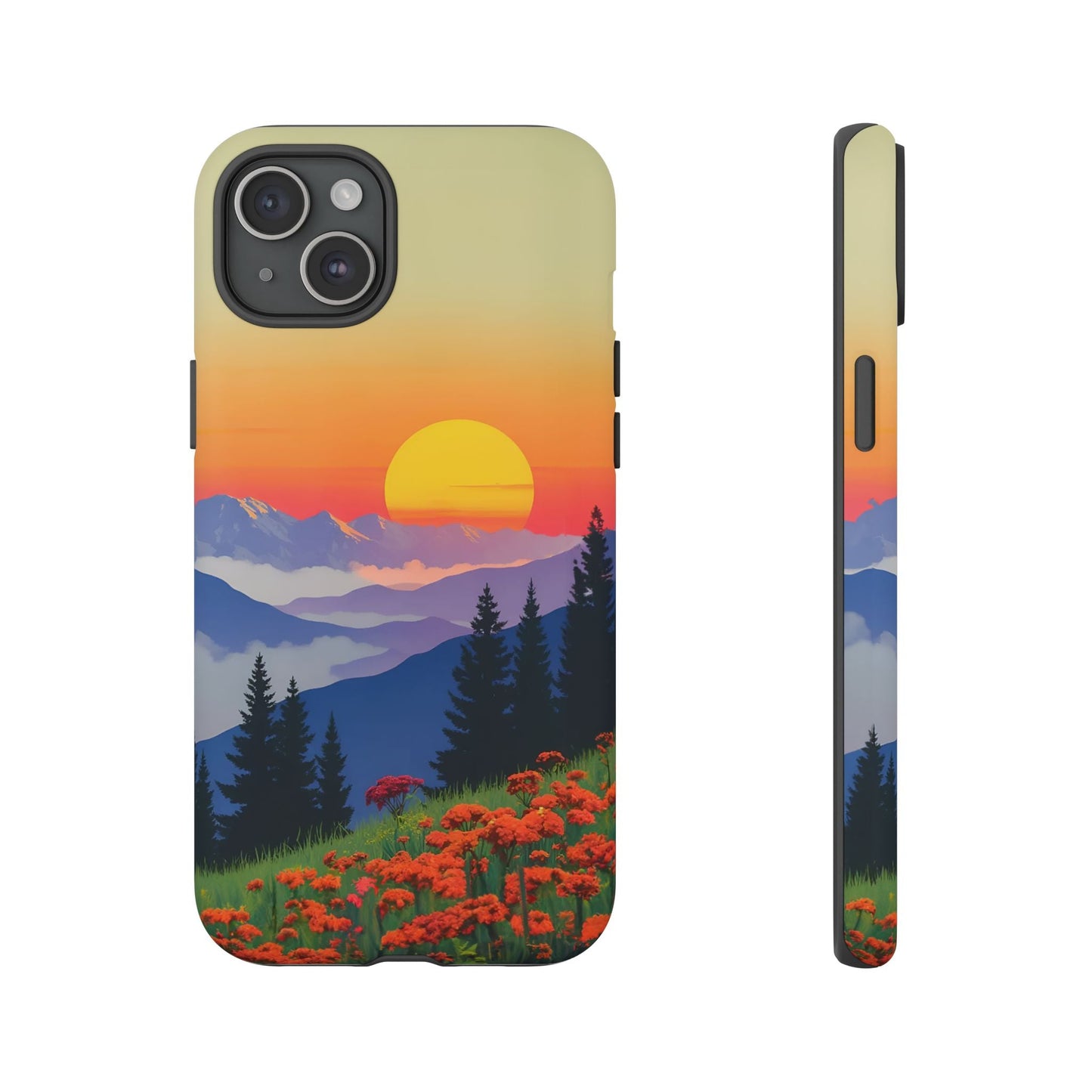 iphone case Mountain Wildflower Sunset iPhone 15 Plus