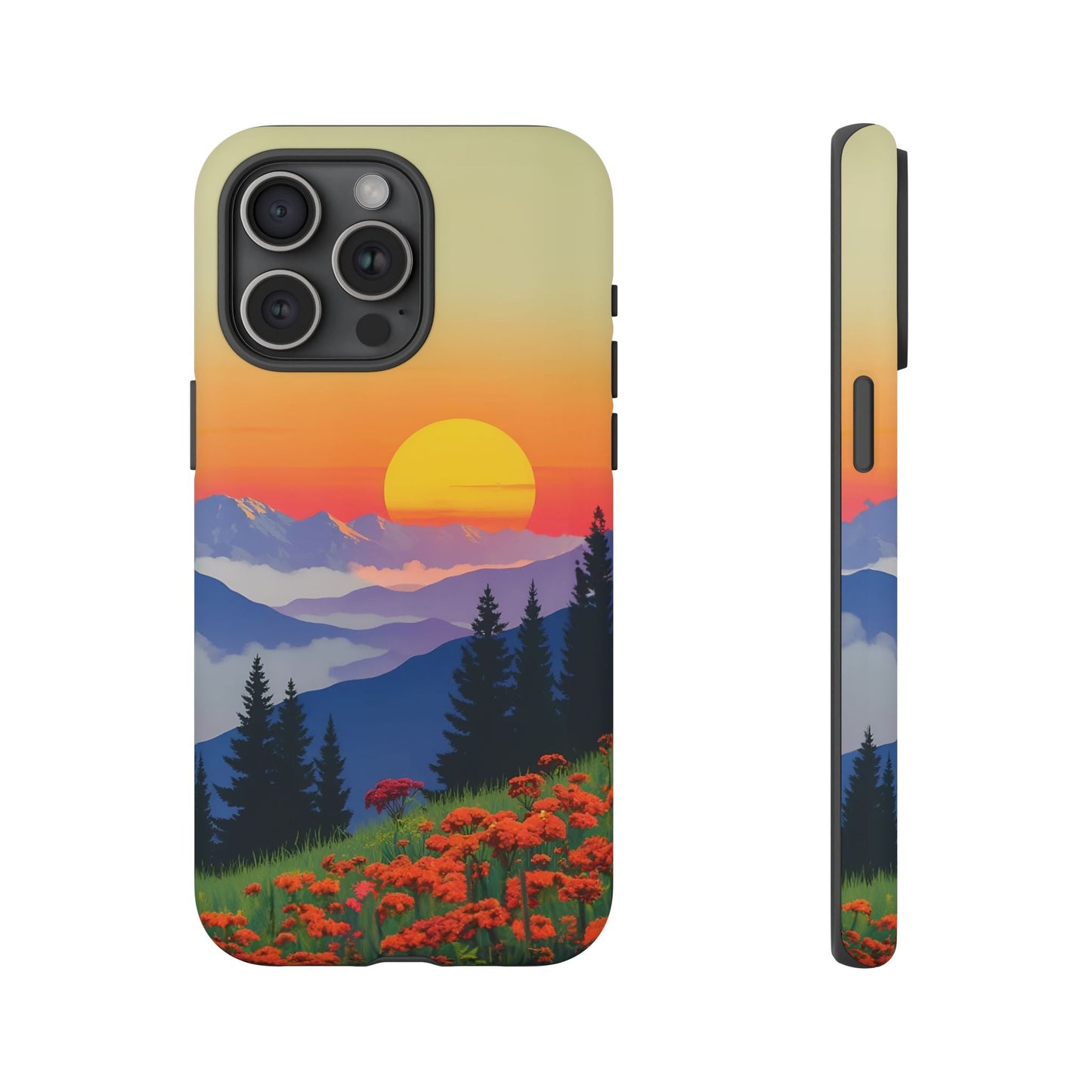 iphone case Mountain Wildflower Sunset iPhone 15 Pro Max