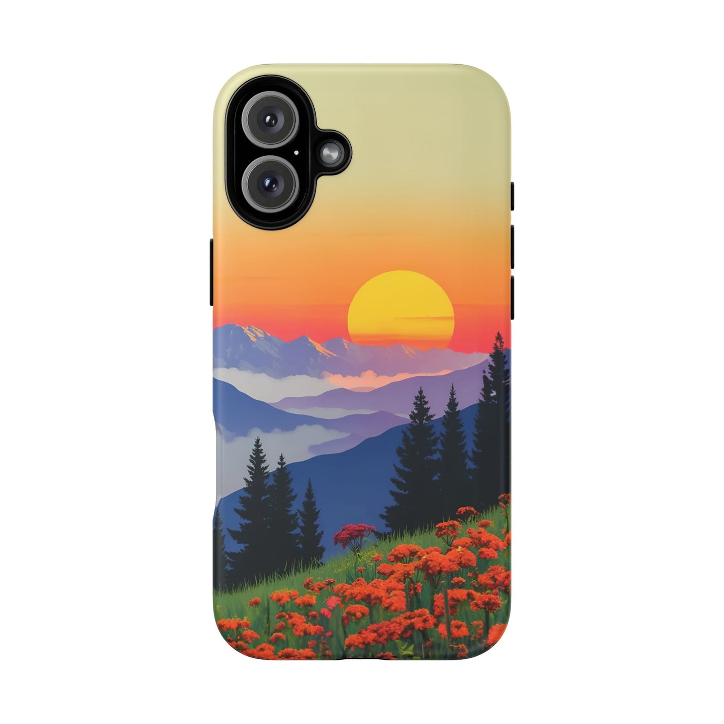 iphone case Mountain Wildflower Sunset iPhone 16 Plus
