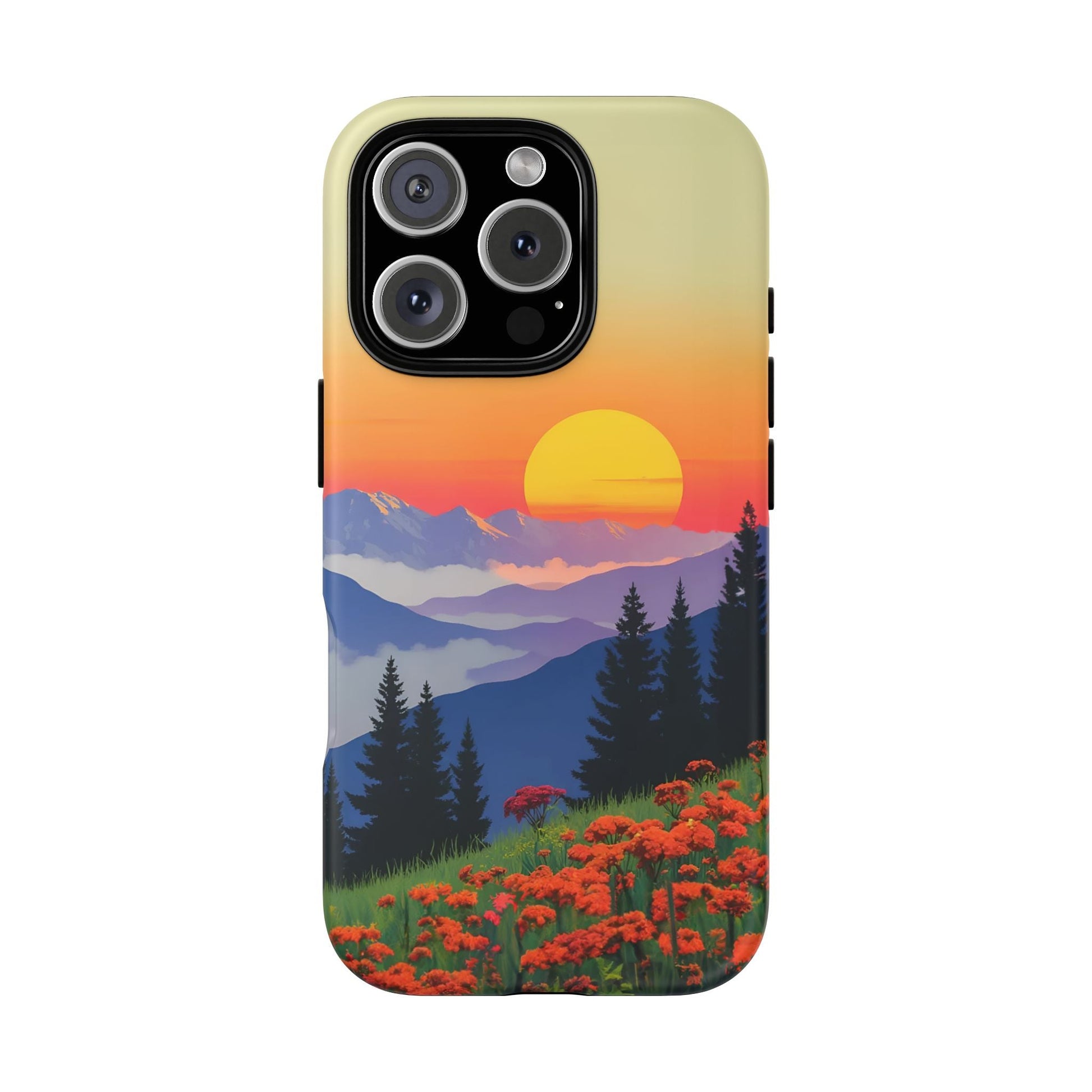 iphone case Mountain Wildflower Sunset iPhone 16 Pro