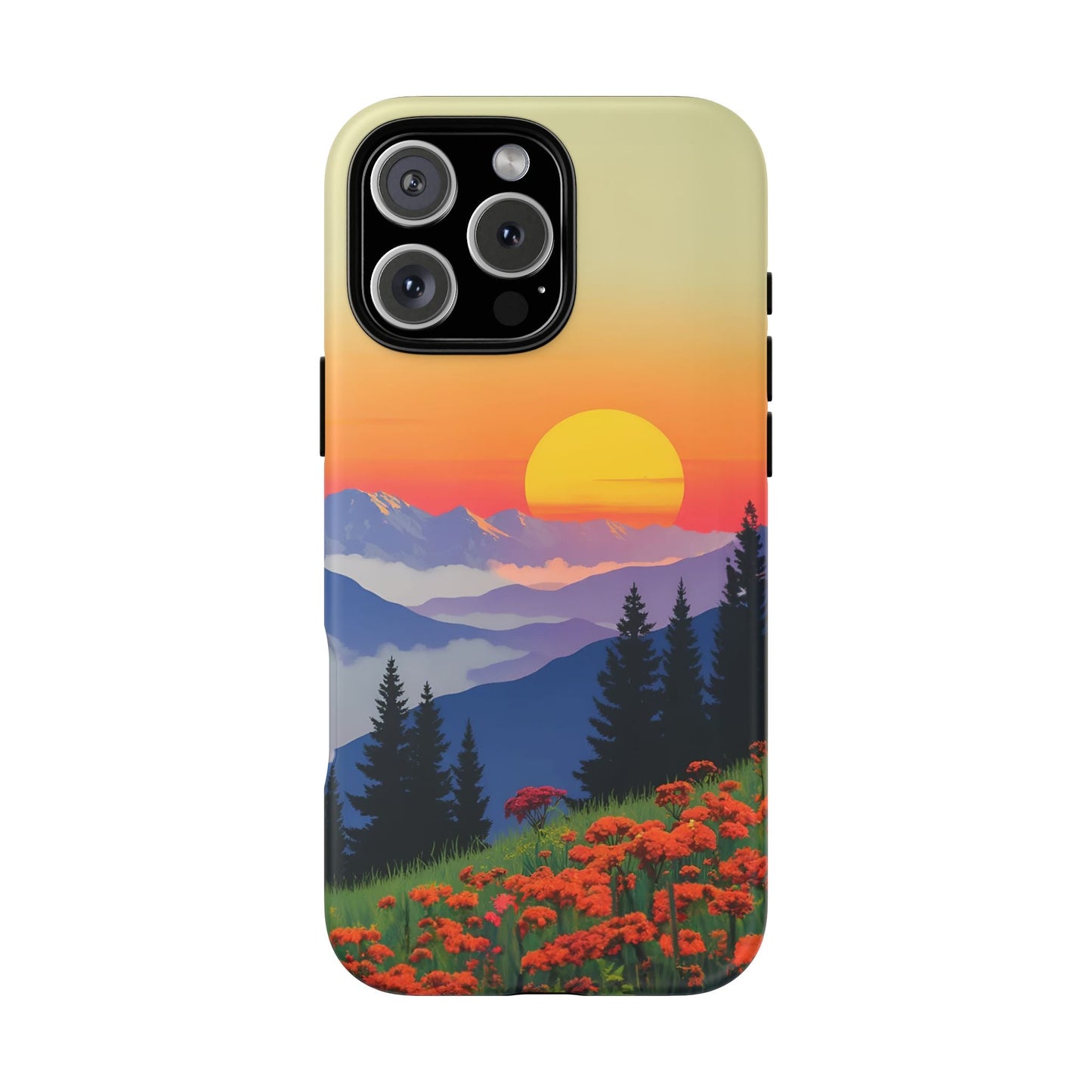 iphone case Mountain Wildflower Sunset iPhone 16 Pro Max