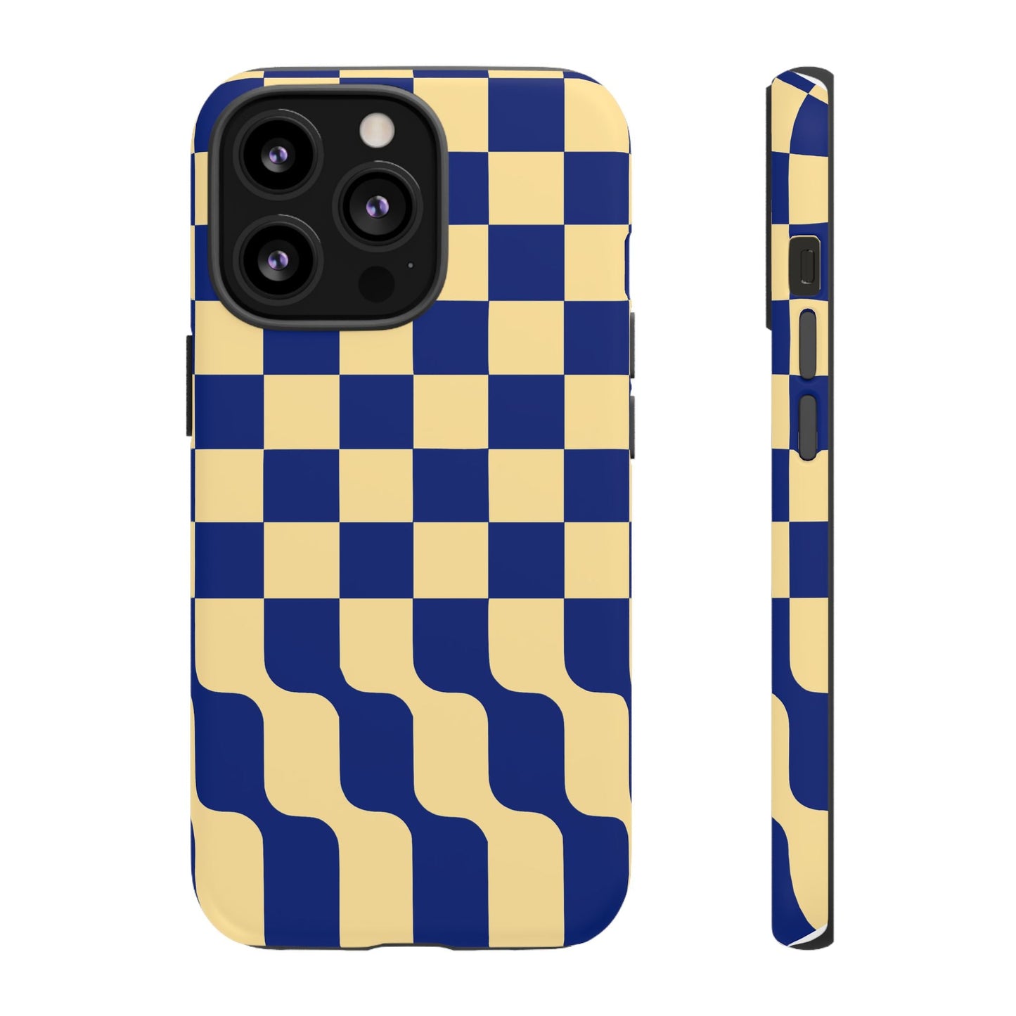 iphone case Navy Wave Checkerboard iPhone 13 Pro